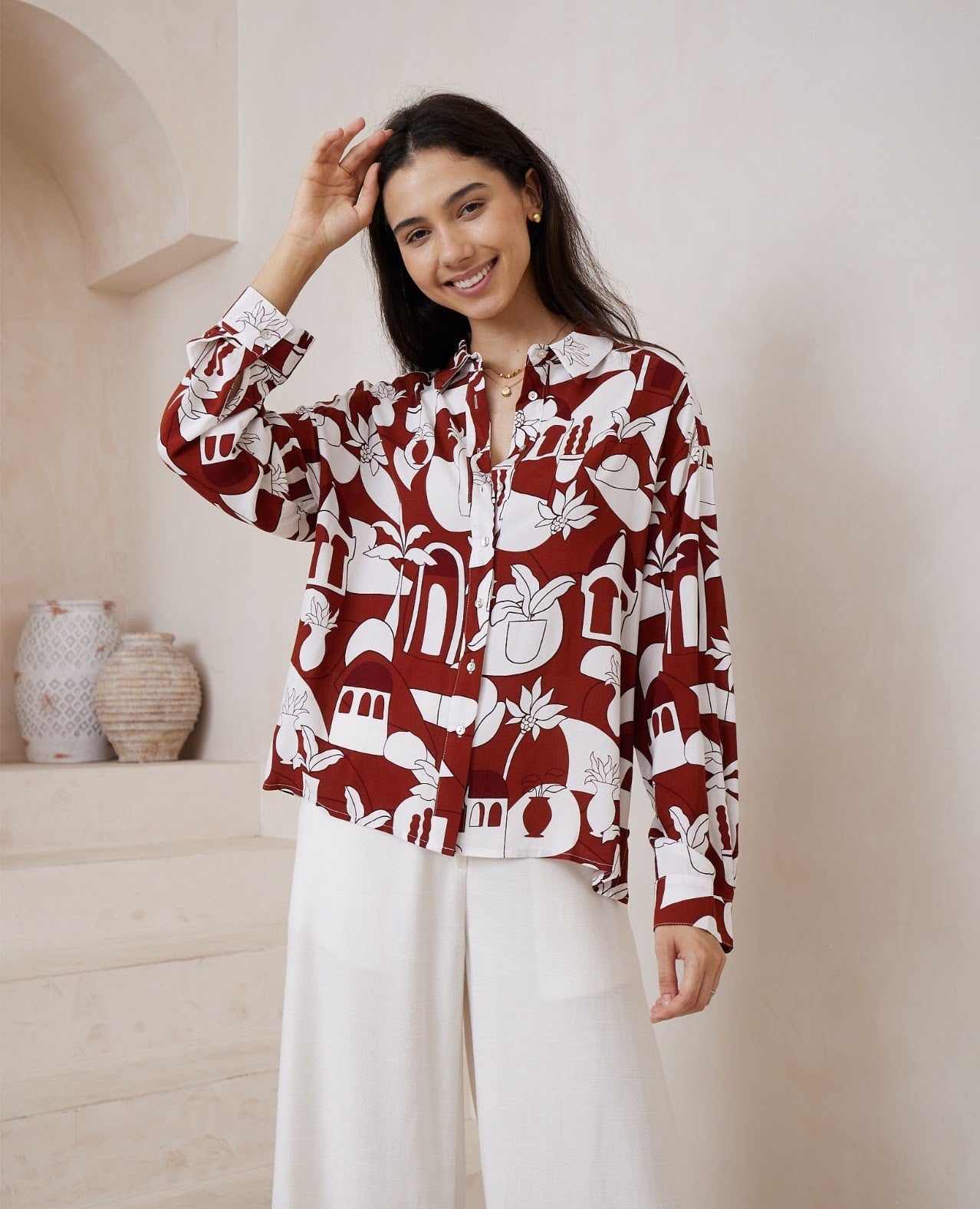 Kelsey Collared Blouse