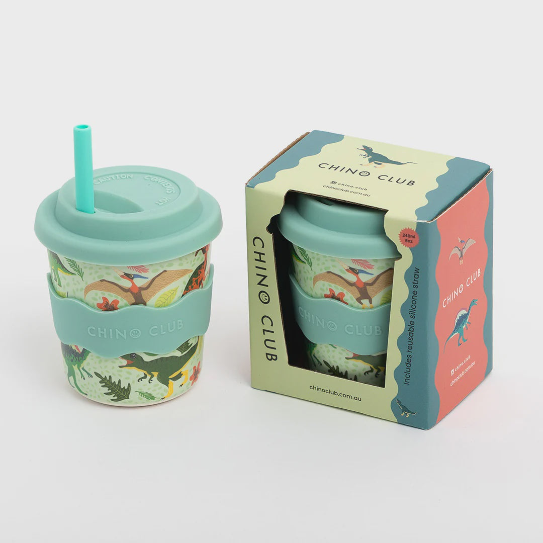 Kids Keep Cup 8oz - Green Dino