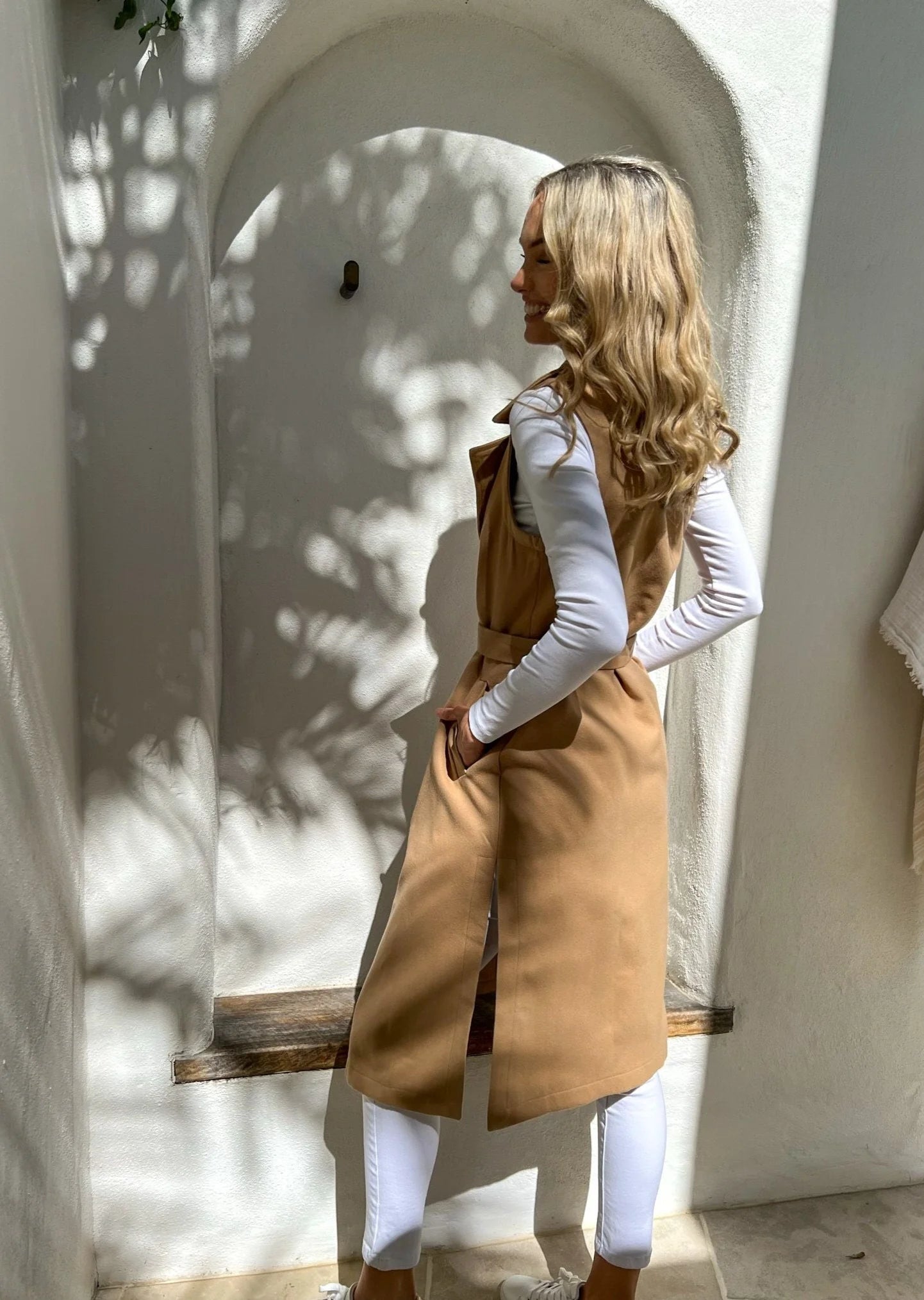 Alyce Vest - Tan