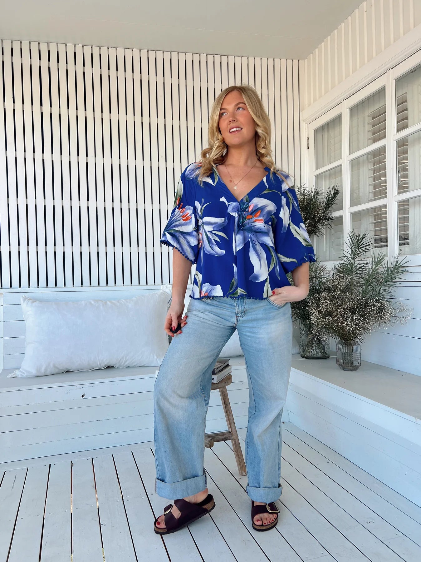 Gabriella Top - Asteria Print