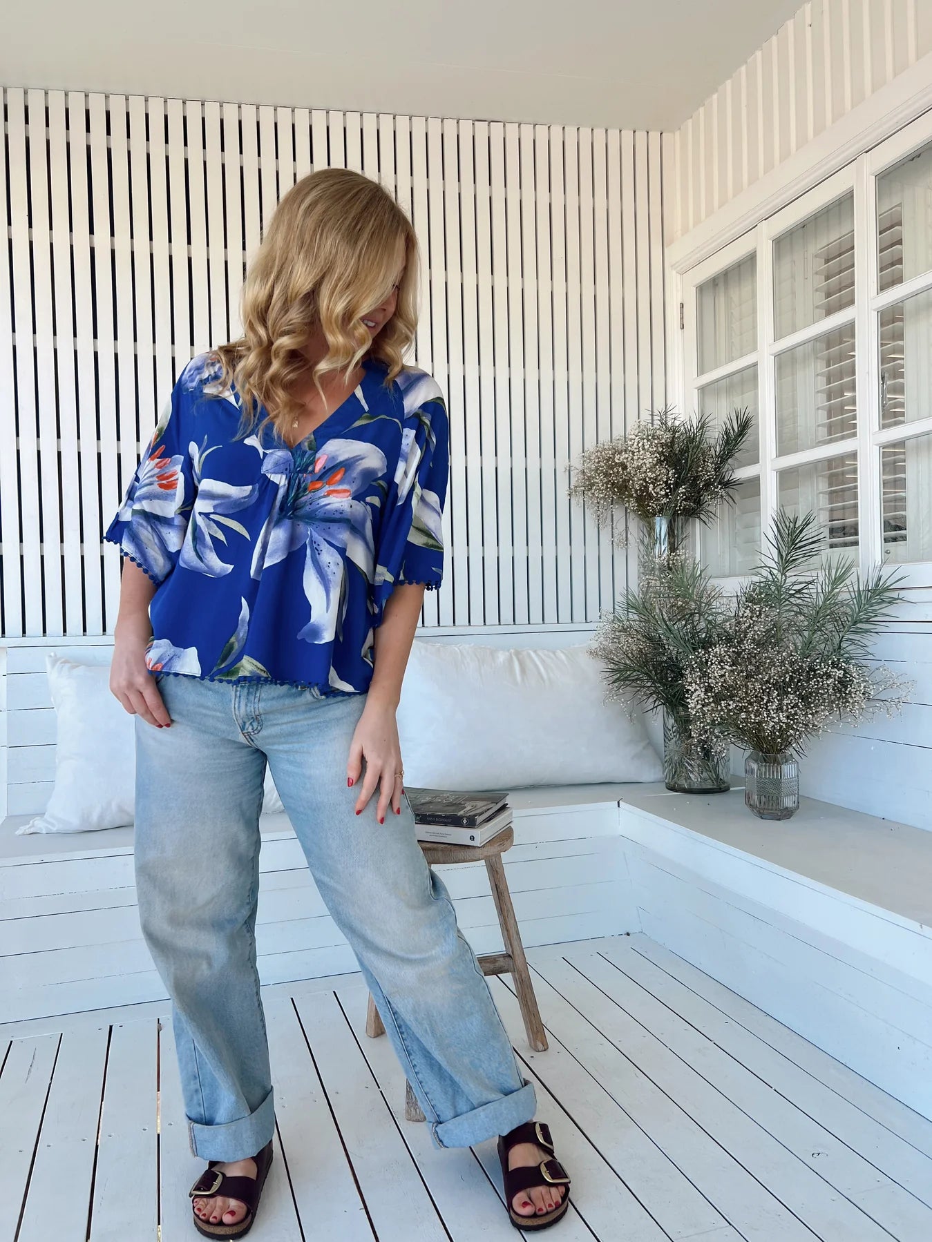 Gabriella Top - Asteria Print