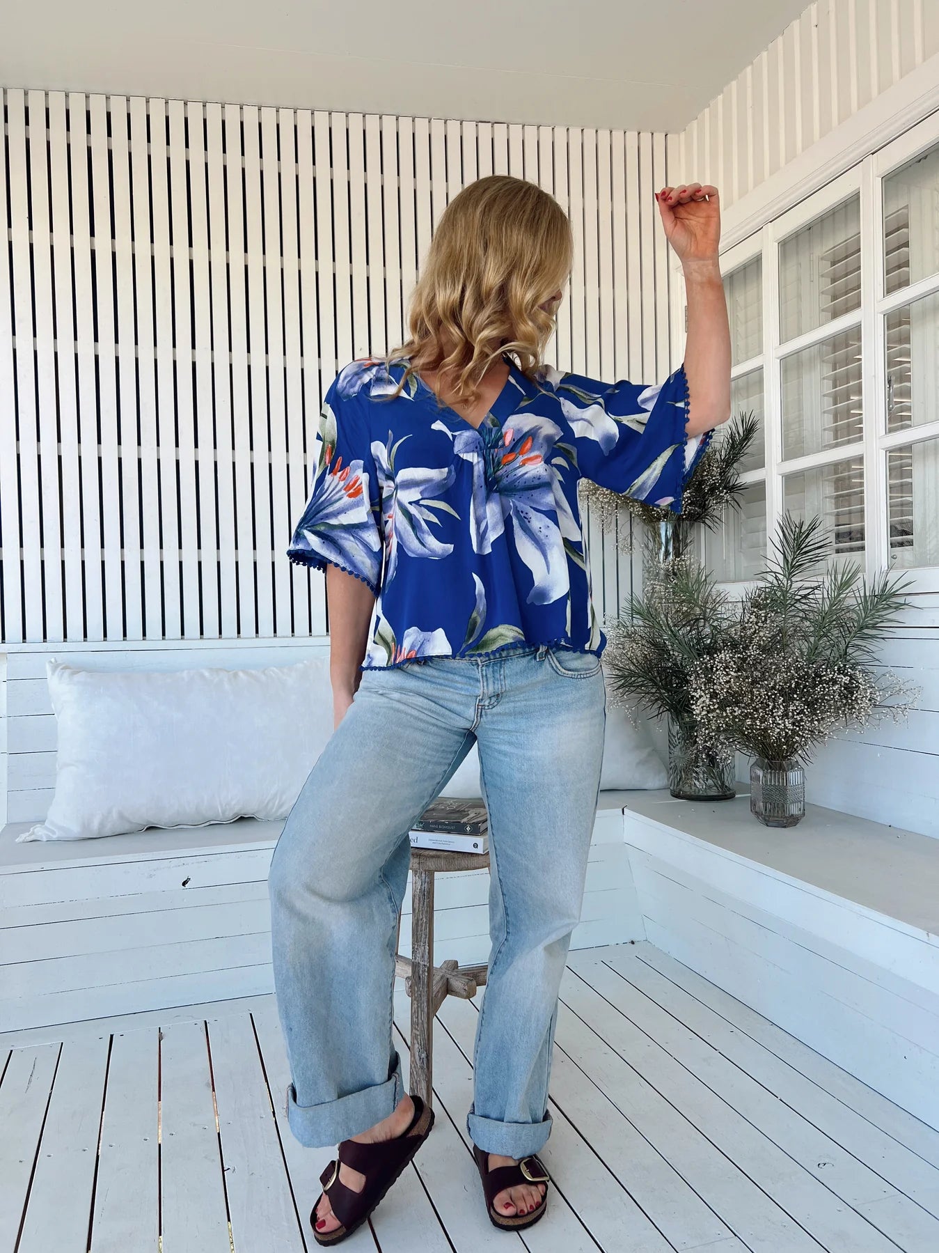 Gabriella Top - Asteria Print