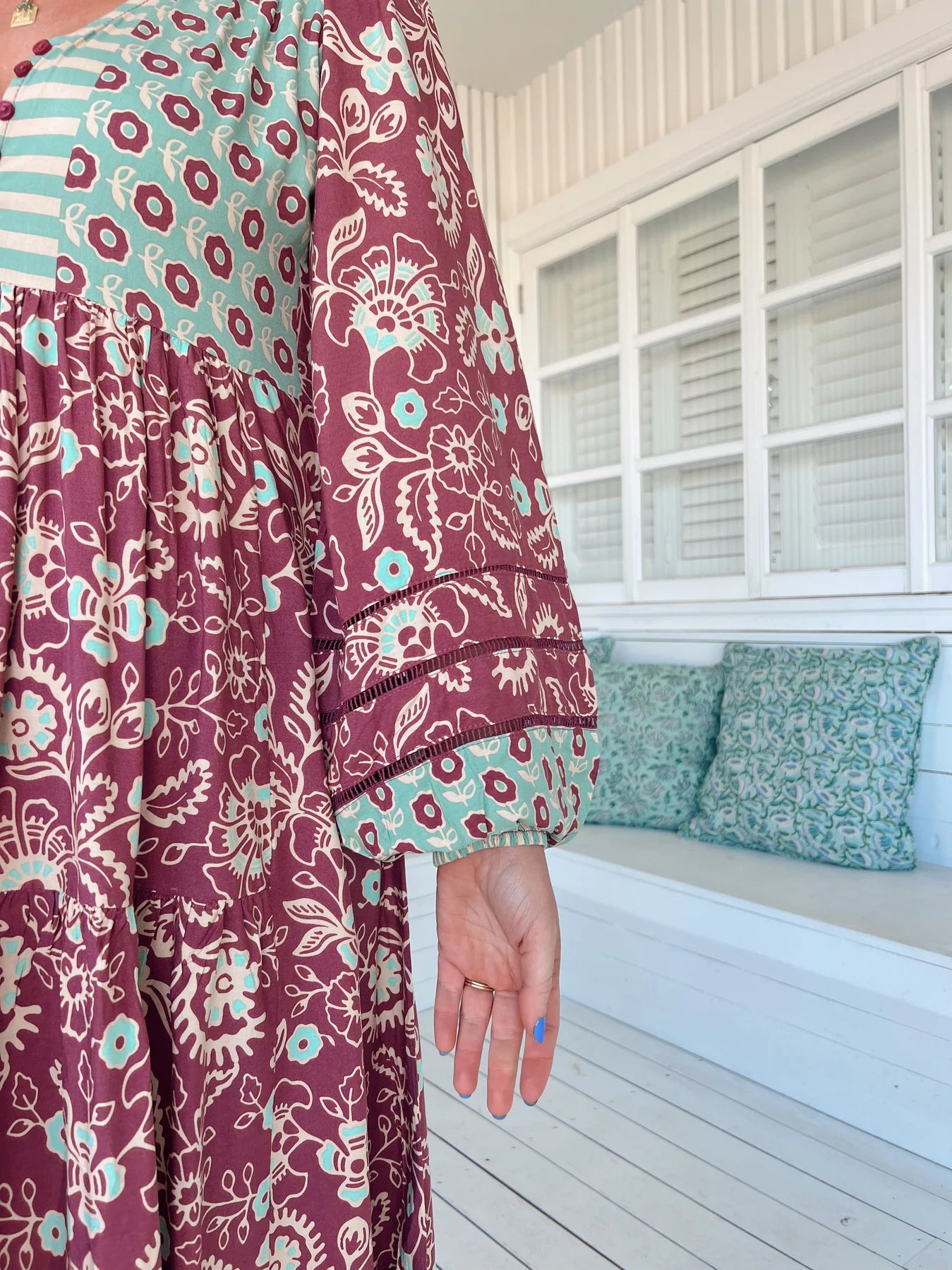 Eve Midi Dress - Athena Print