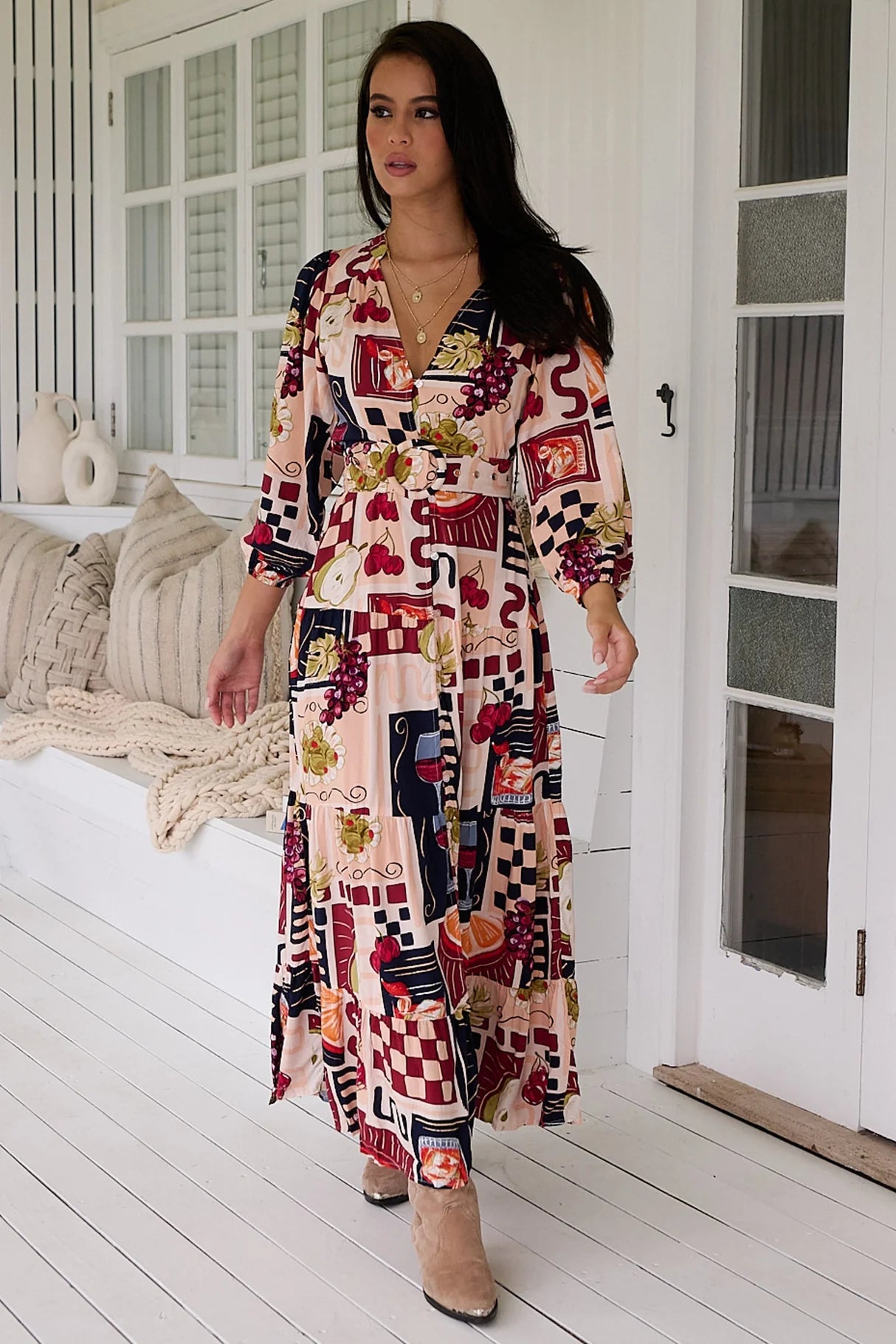 Bonnie Maxi Dress - Barossa Print