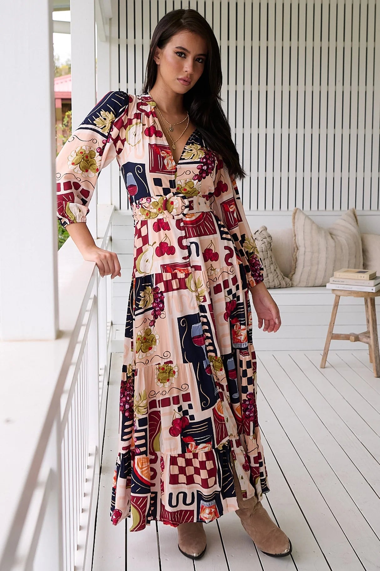 Bonnie Maxi Dress - Barossa Print
