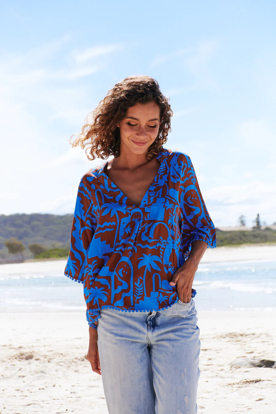 Beautiful Boho Chic Top Oversized