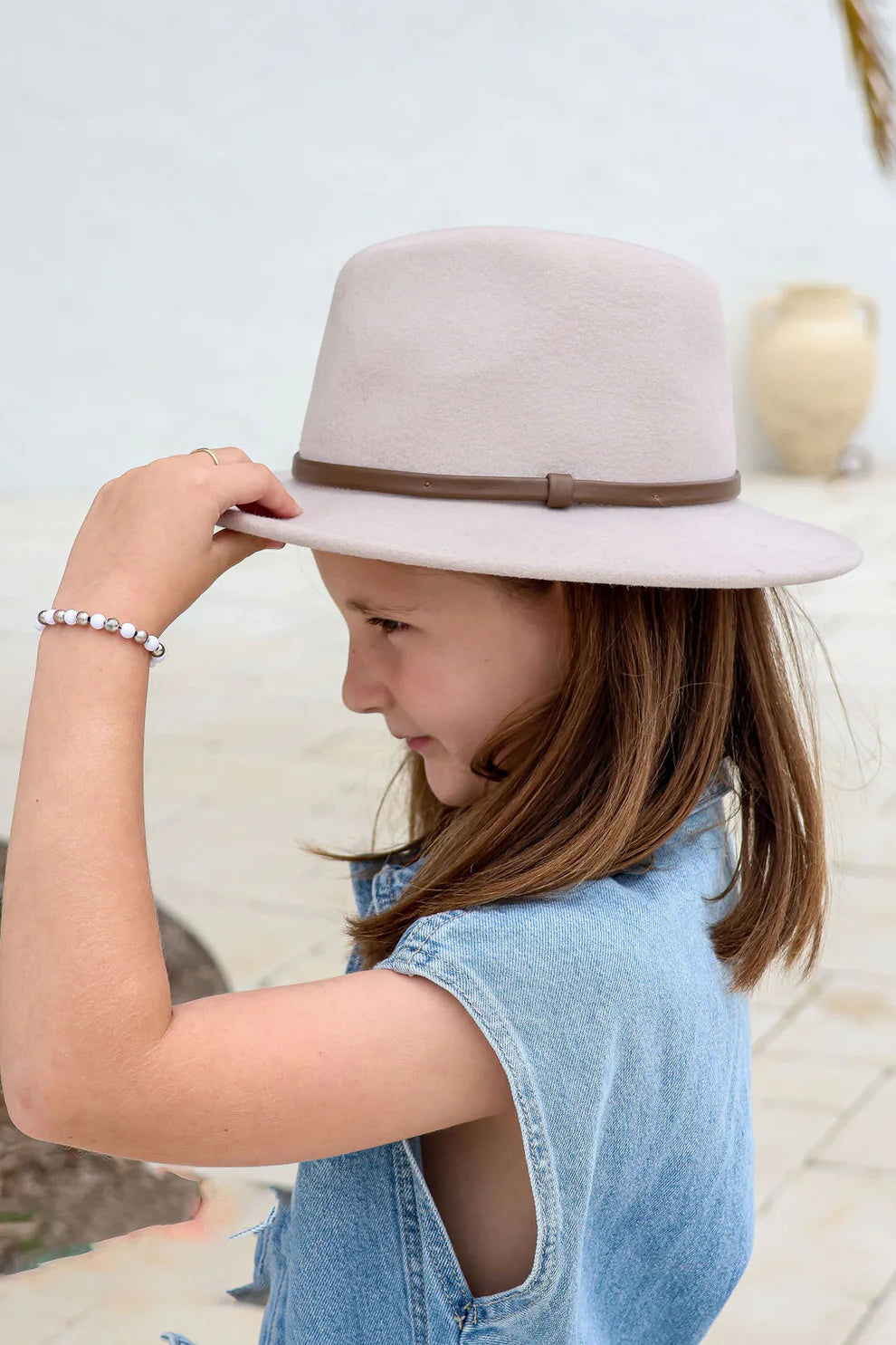 The Beverly KIDS Hat - Stone