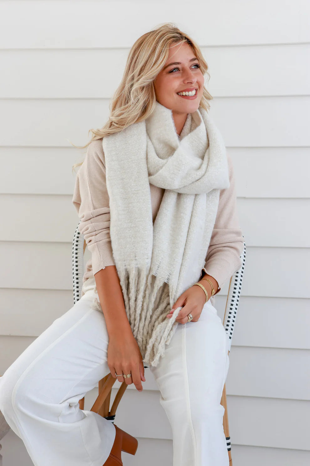 The Comfy Scarf - Soft Cream