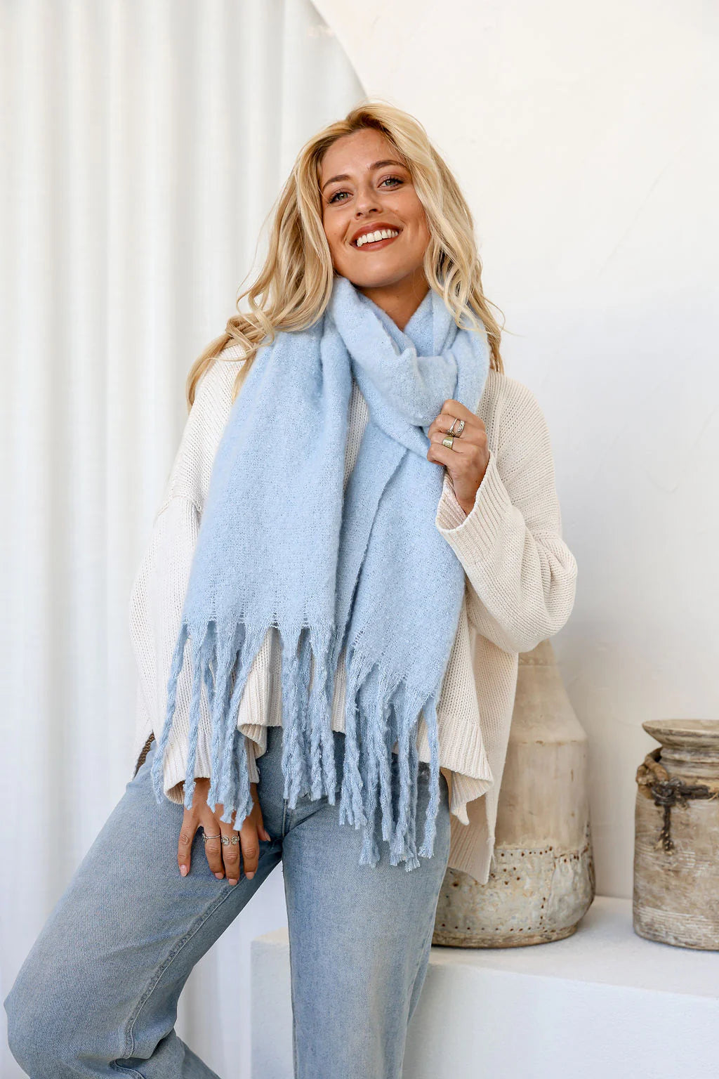 The Comfy Scarf - Sky Blue