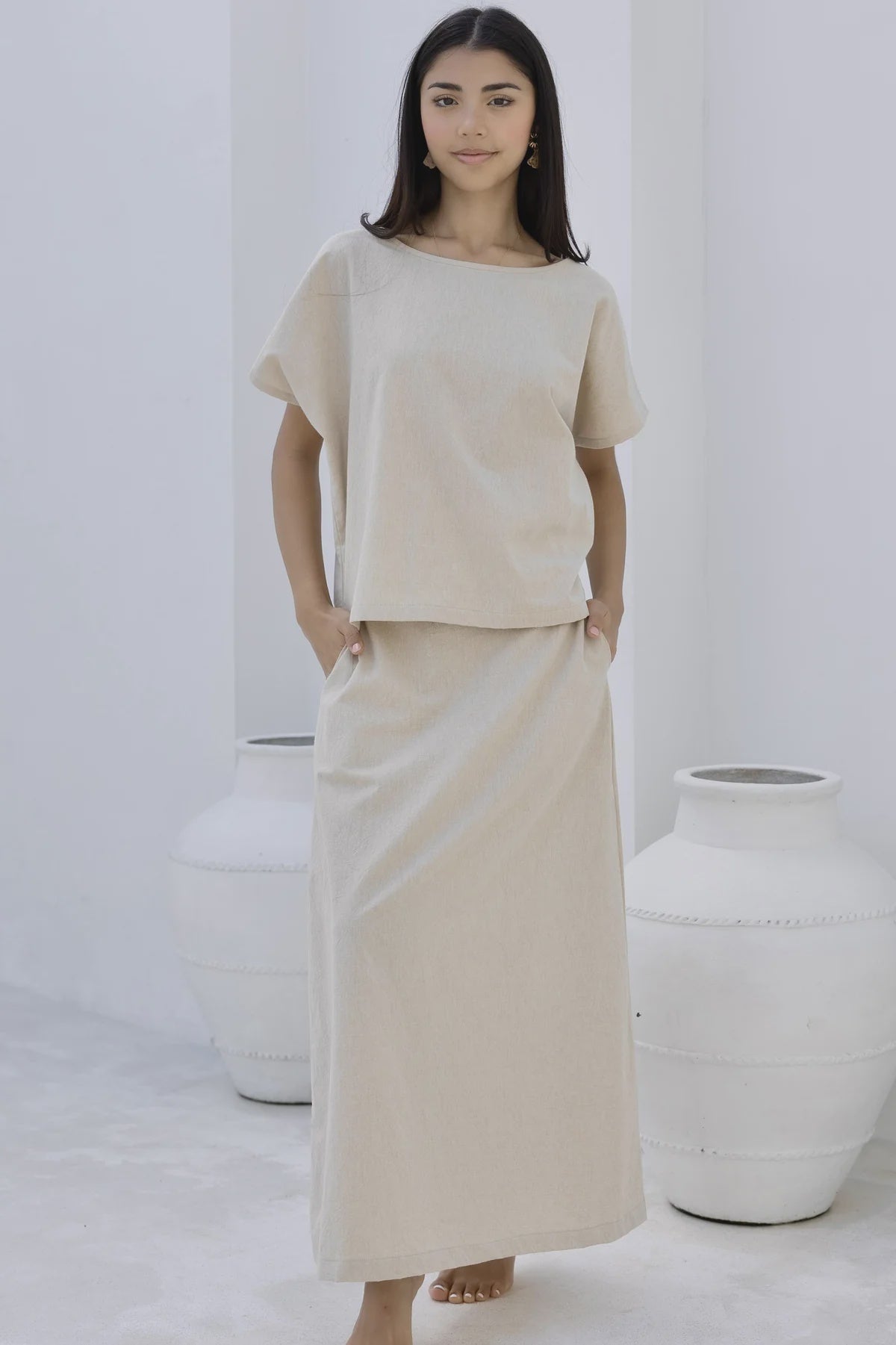 Madi Dress - Natural