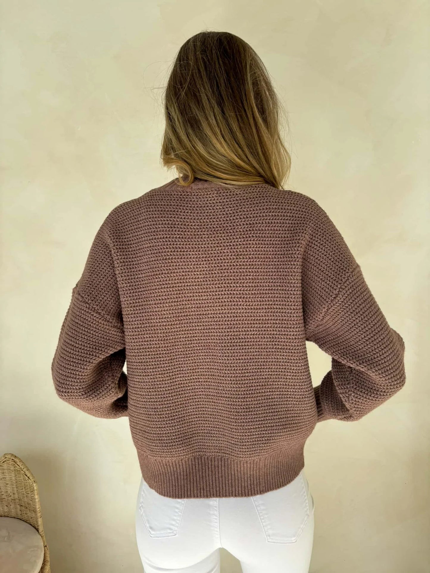 The Ellis Chunky Knit - Brown