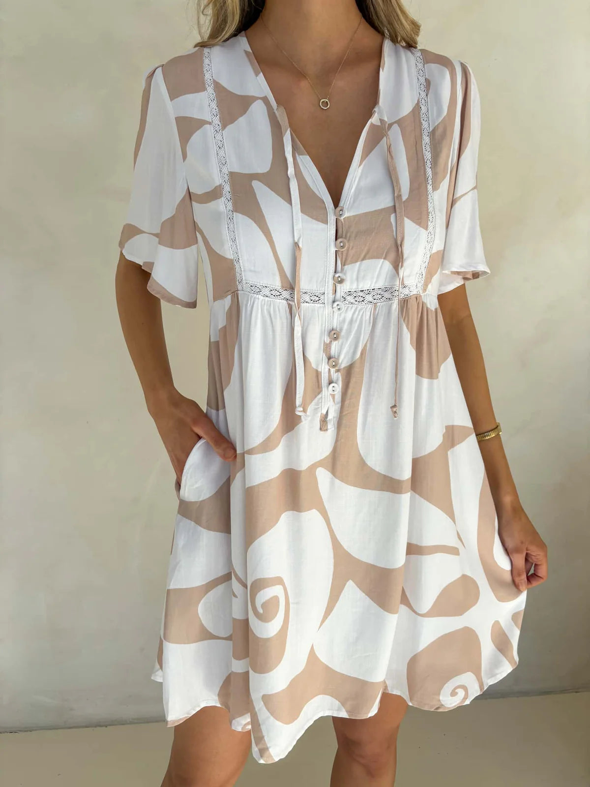 Sienna Dress - Whirl Print