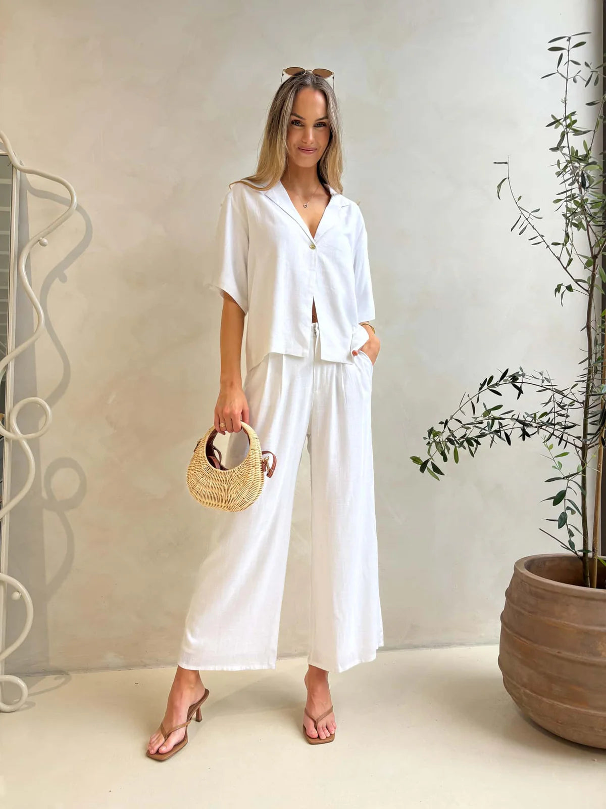 Alani Pant - White