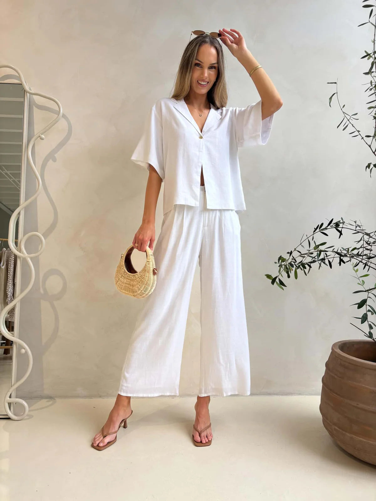 Alani Pant - White