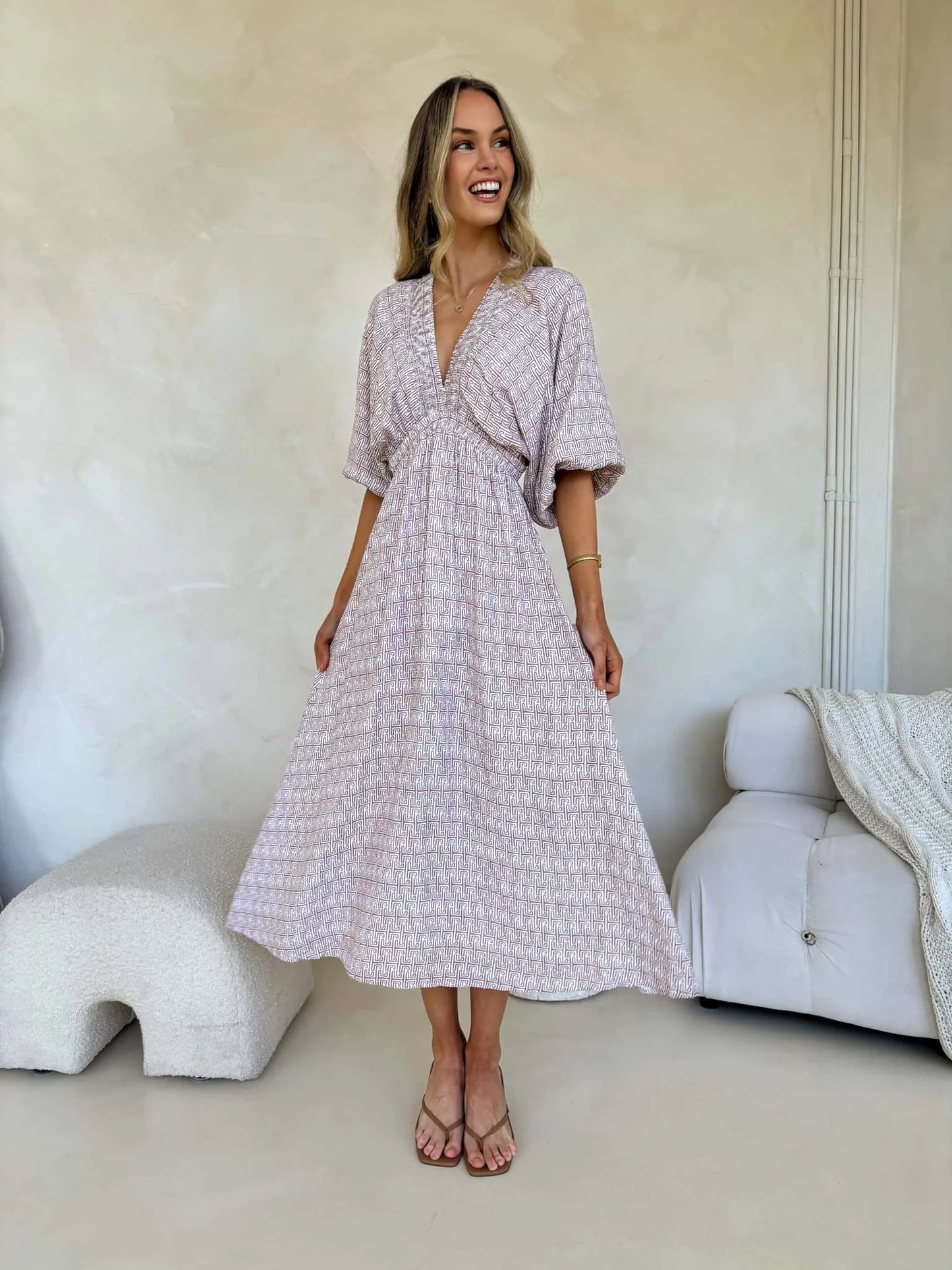 Camille Maxi Dress - Atlas Print