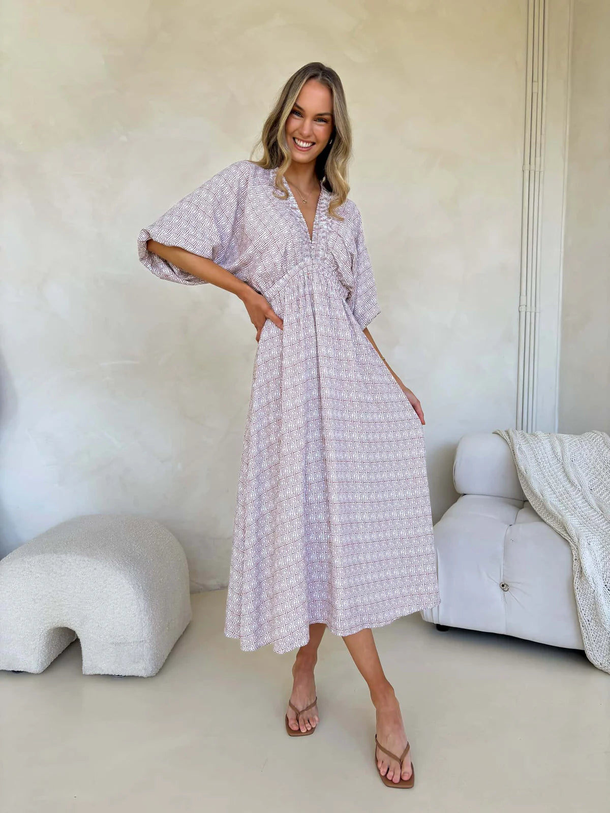 Camille Maxi Dress - Atlas Print