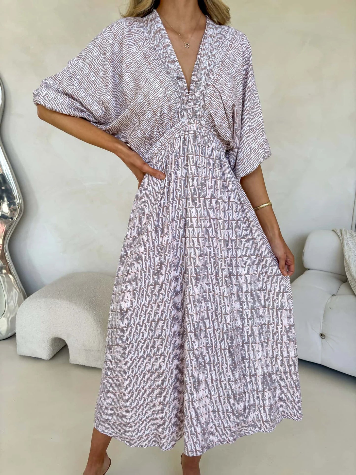 Camille Maxi Dress - Atlas Print