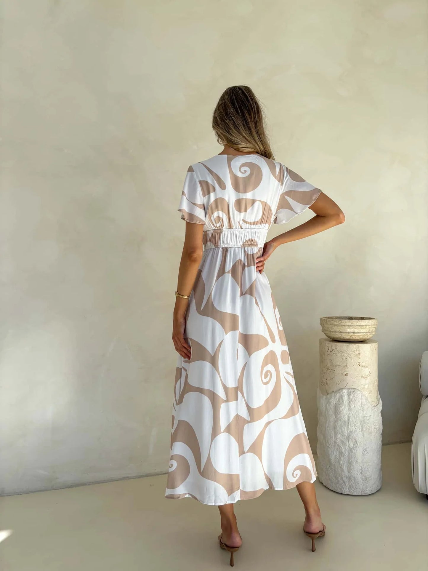 Eliza Dress - Whirl Print
