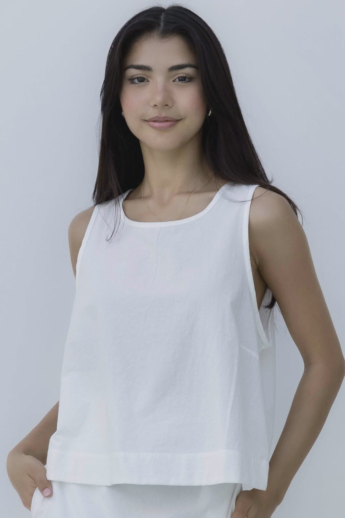 Josie Crop - Natural