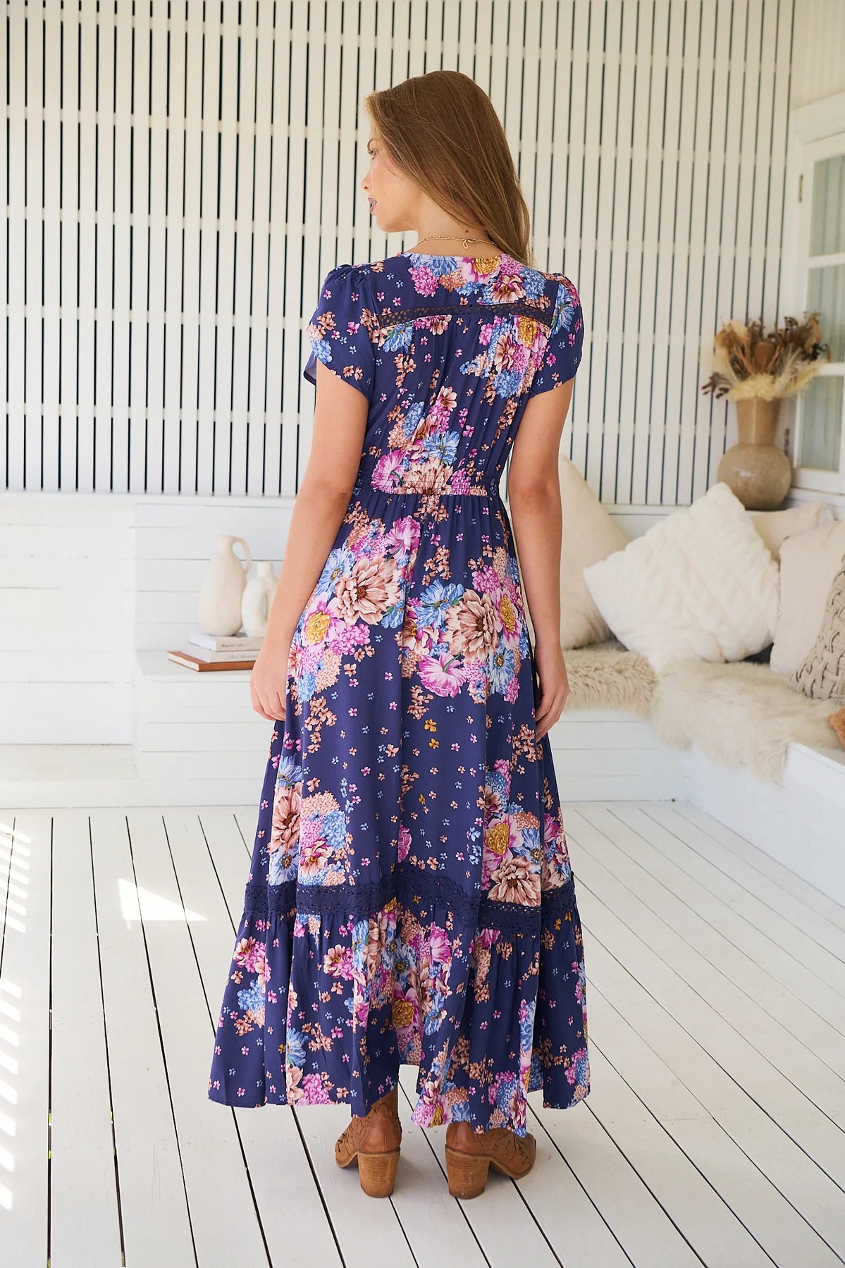 Carmen Maxi - Wild Whim Print