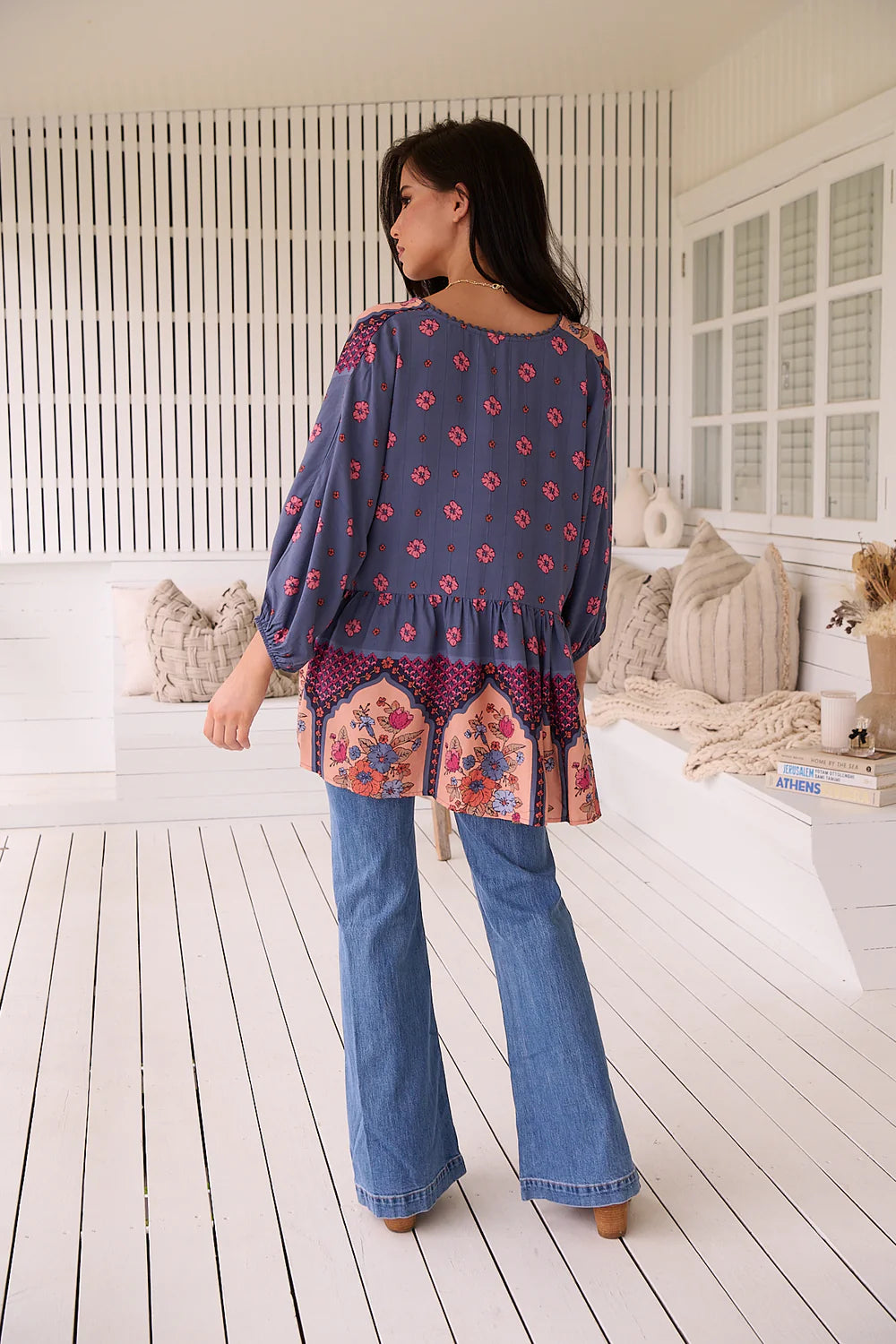 Chloe Top - Laney Print