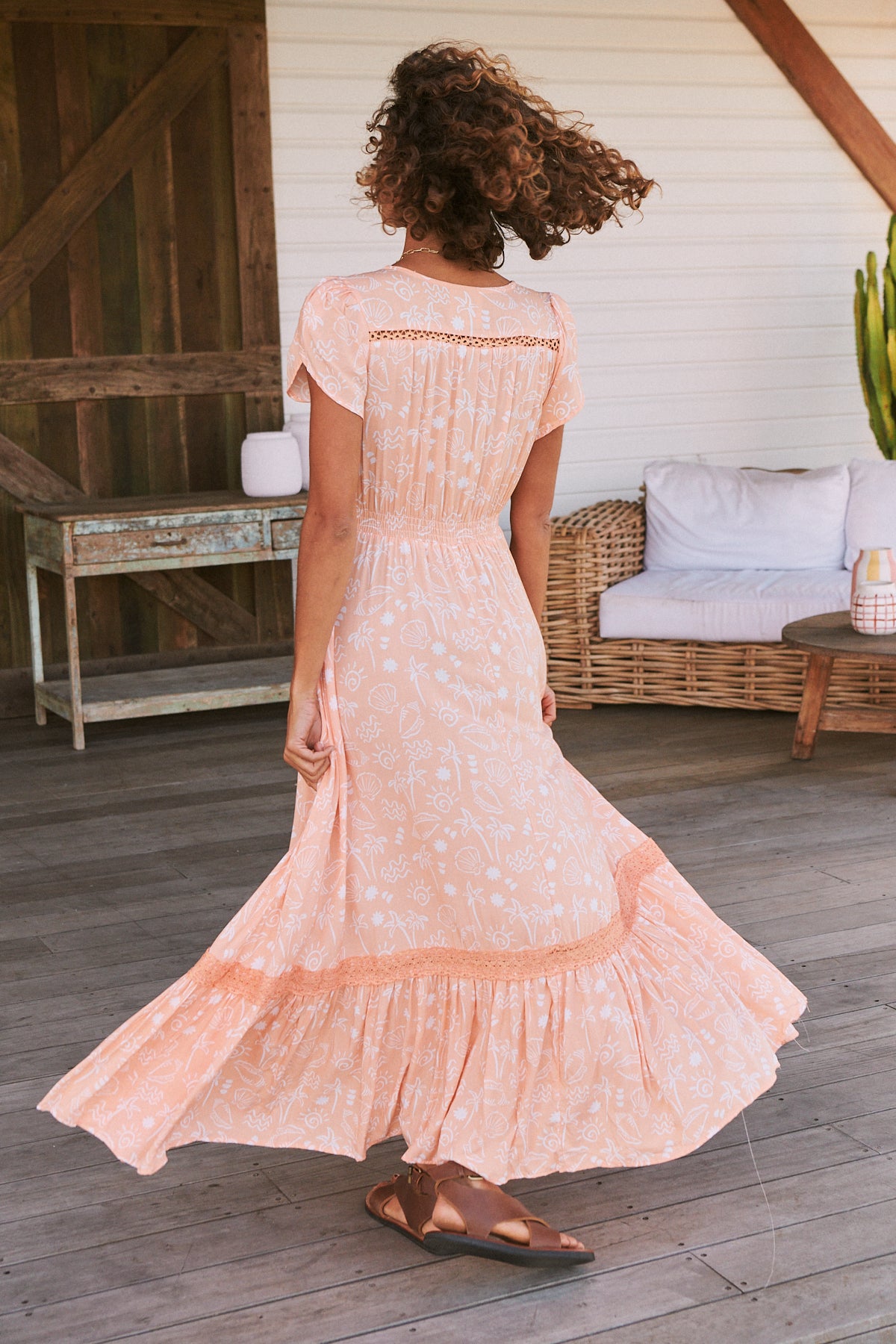 Carmen Maxi - Peach Island