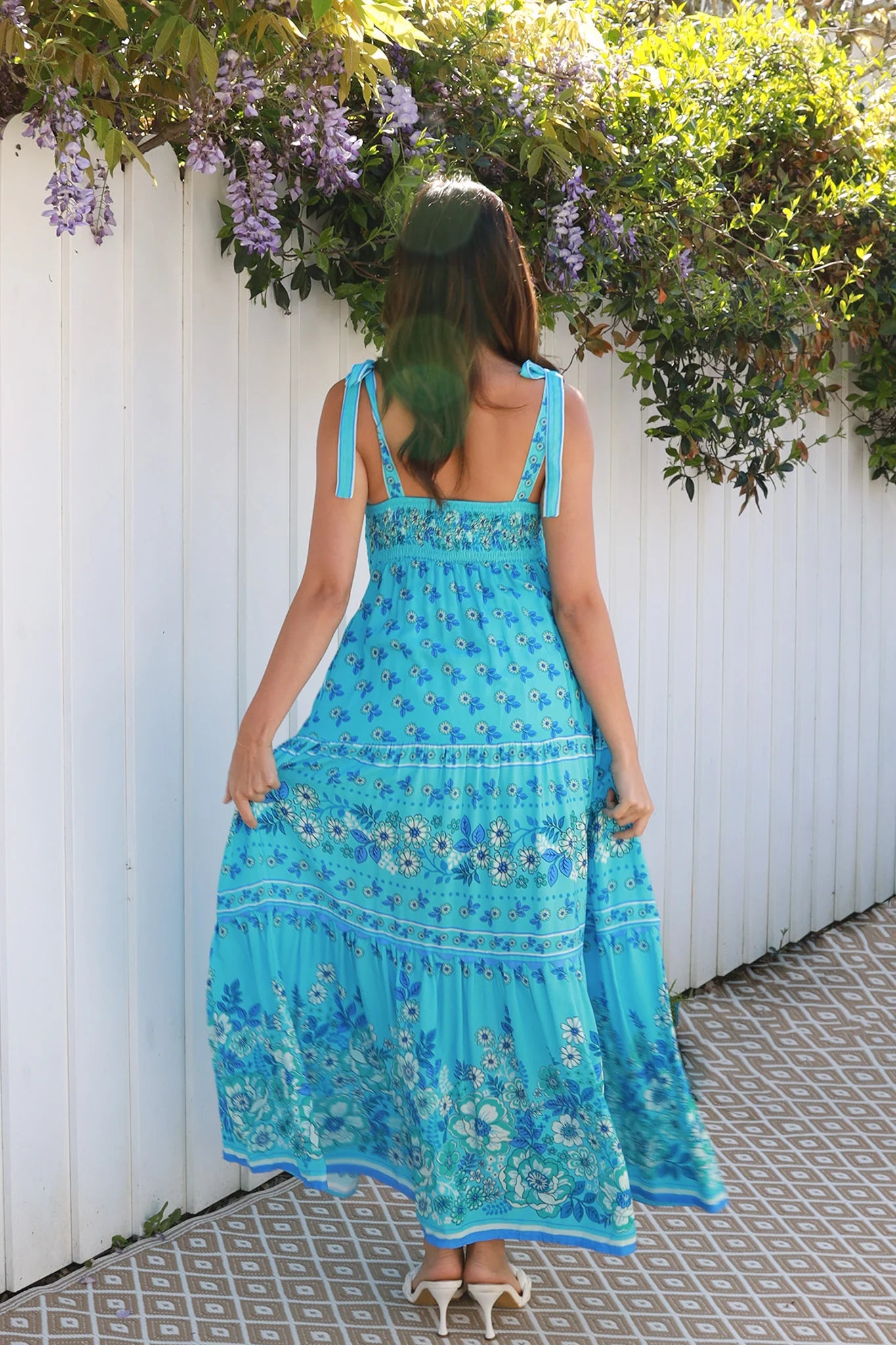 Oakleigh Slip Maxi Dress - Blue