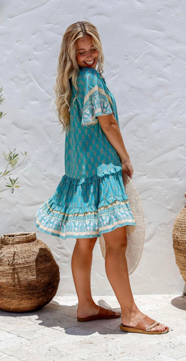 Boho Chic Mini Dress
