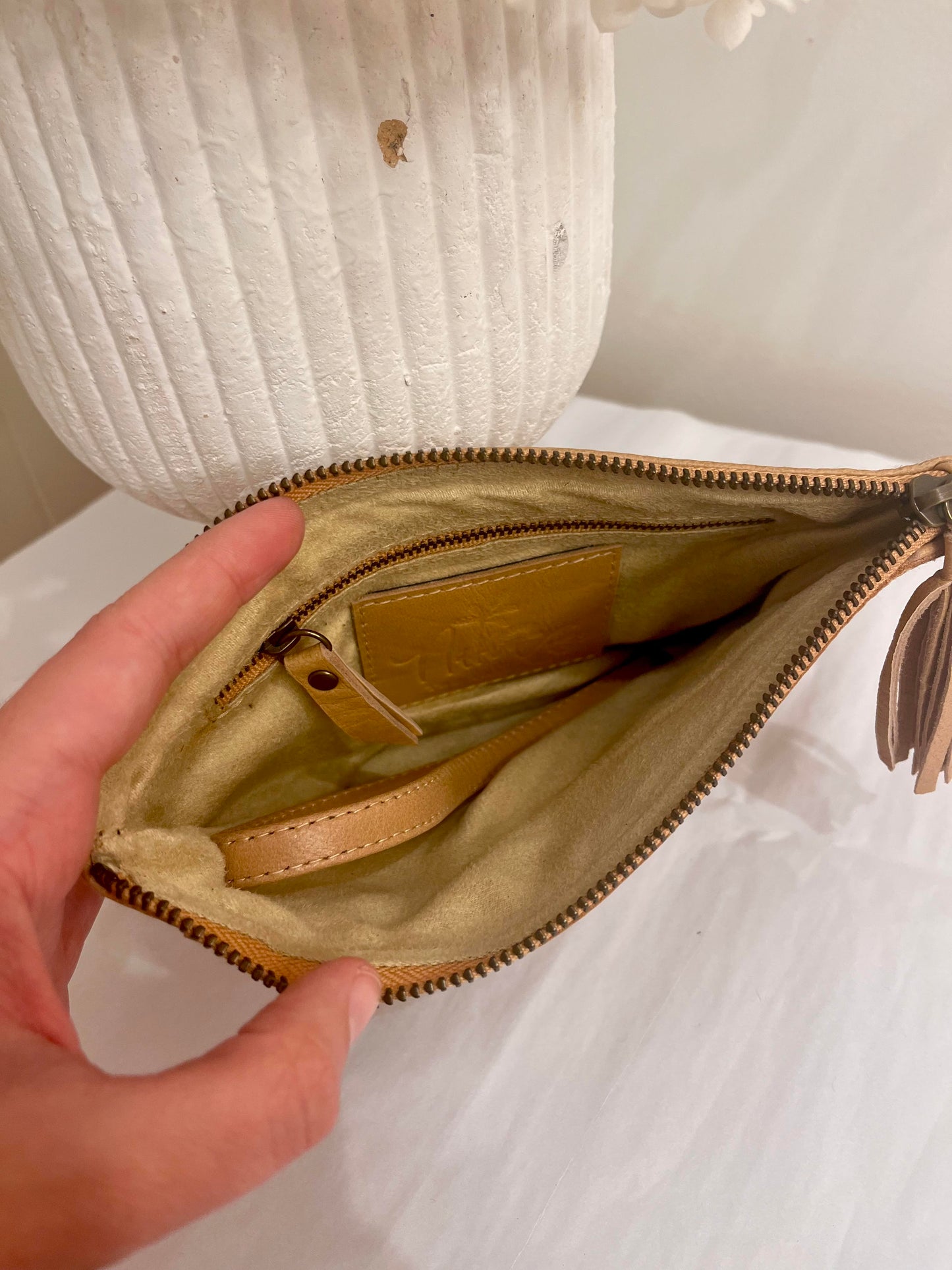 Mandala Clutch - Natural
