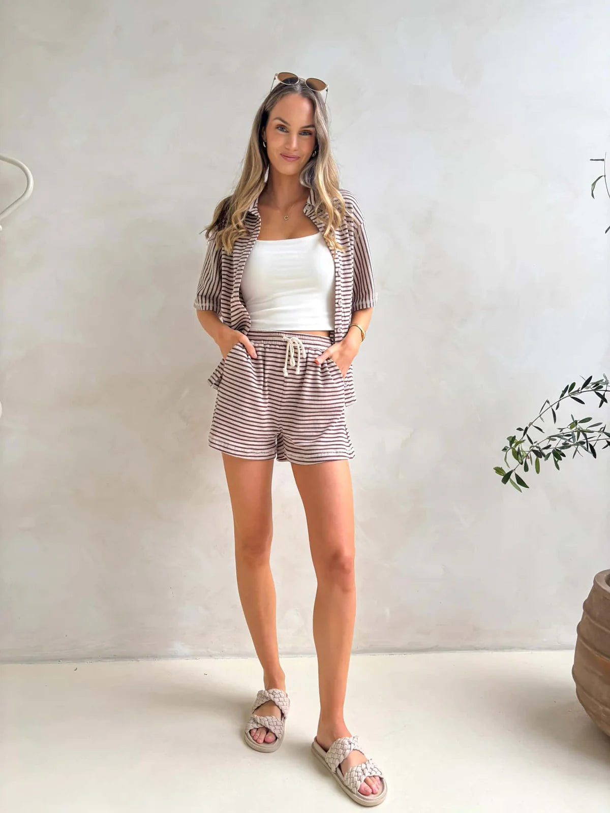 Meadow Set - Brown Stripe