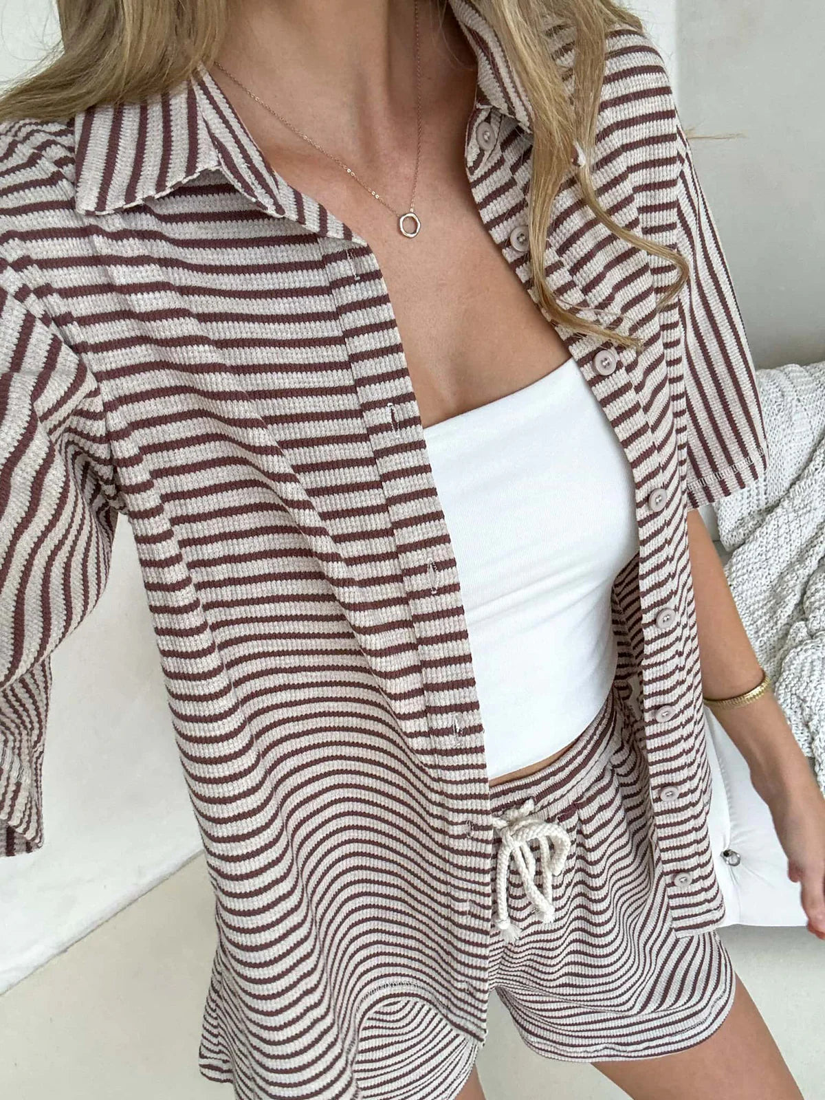 Meadow Set - Brown Stripe