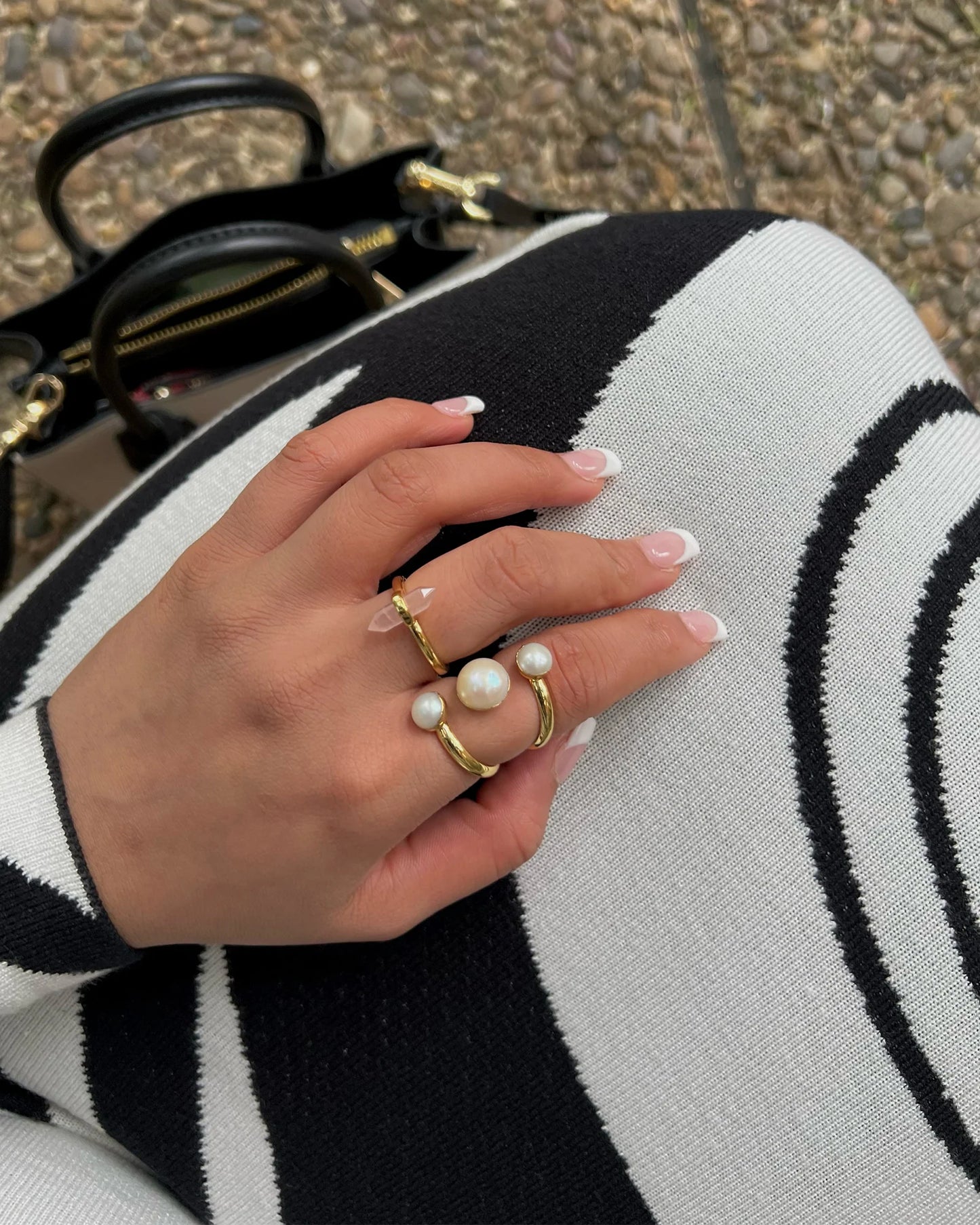 Amy Ring - Rose Quartz