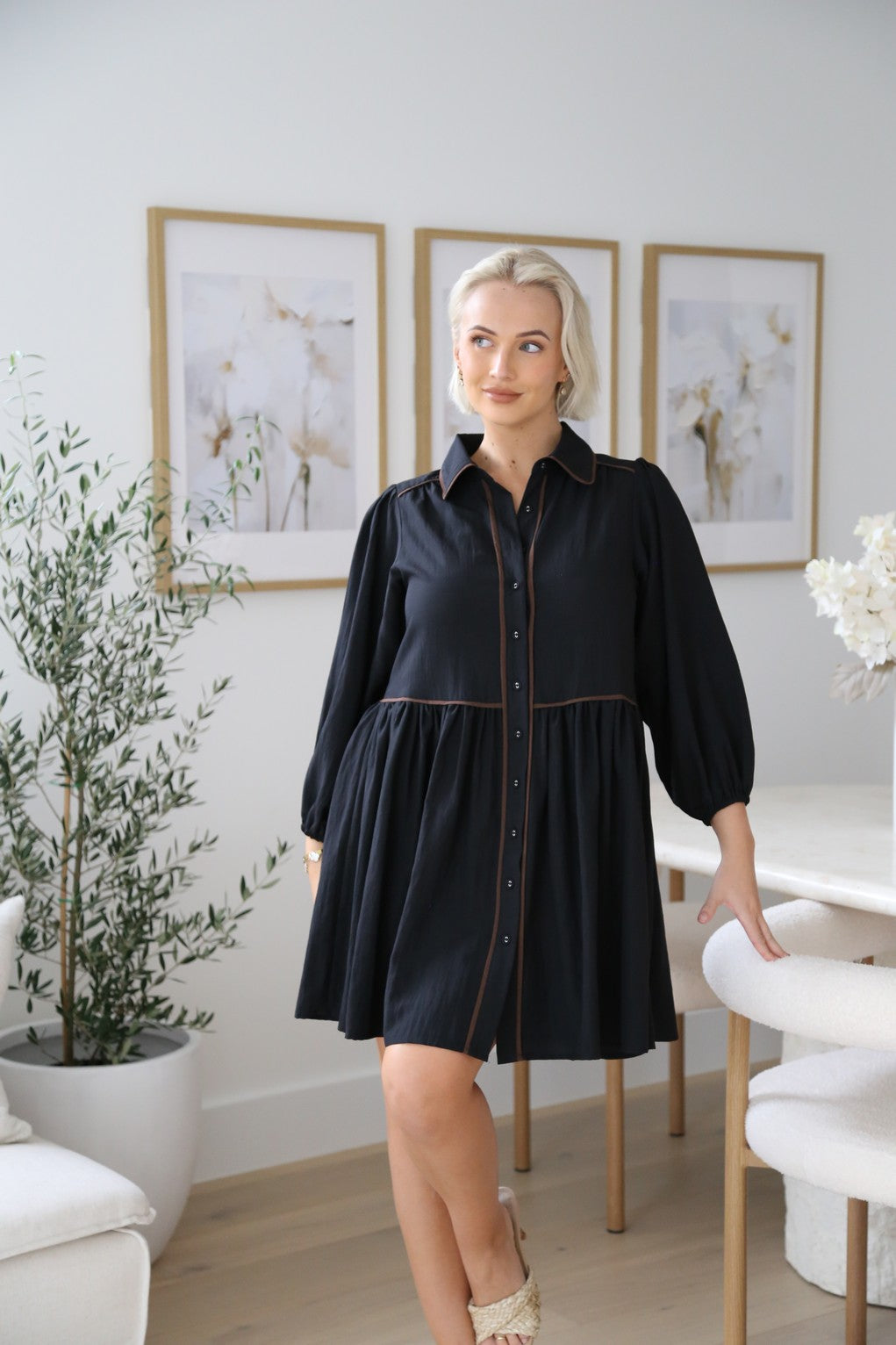 Erkia Mini dress - Black