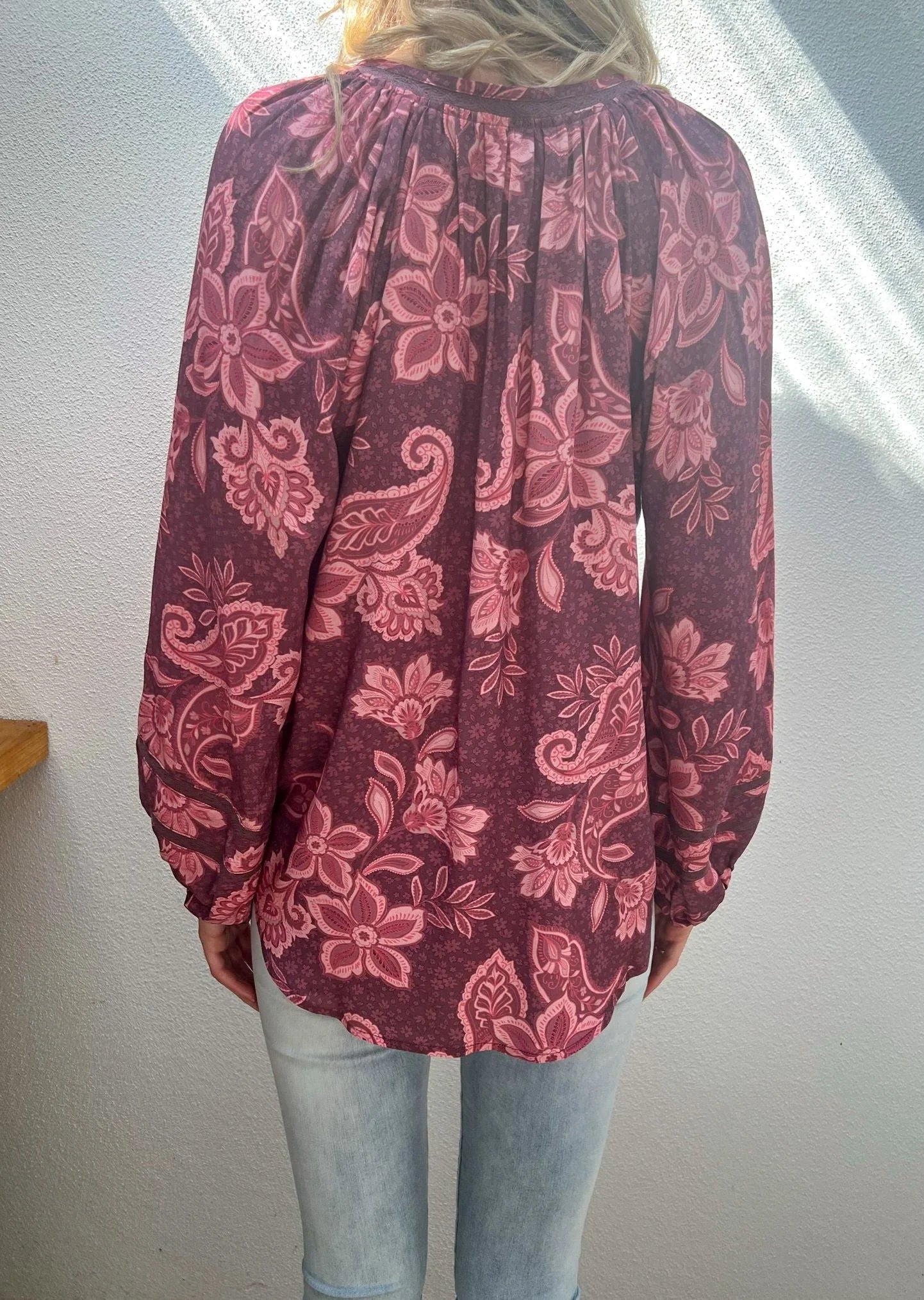 Raven Blouse - Malbec