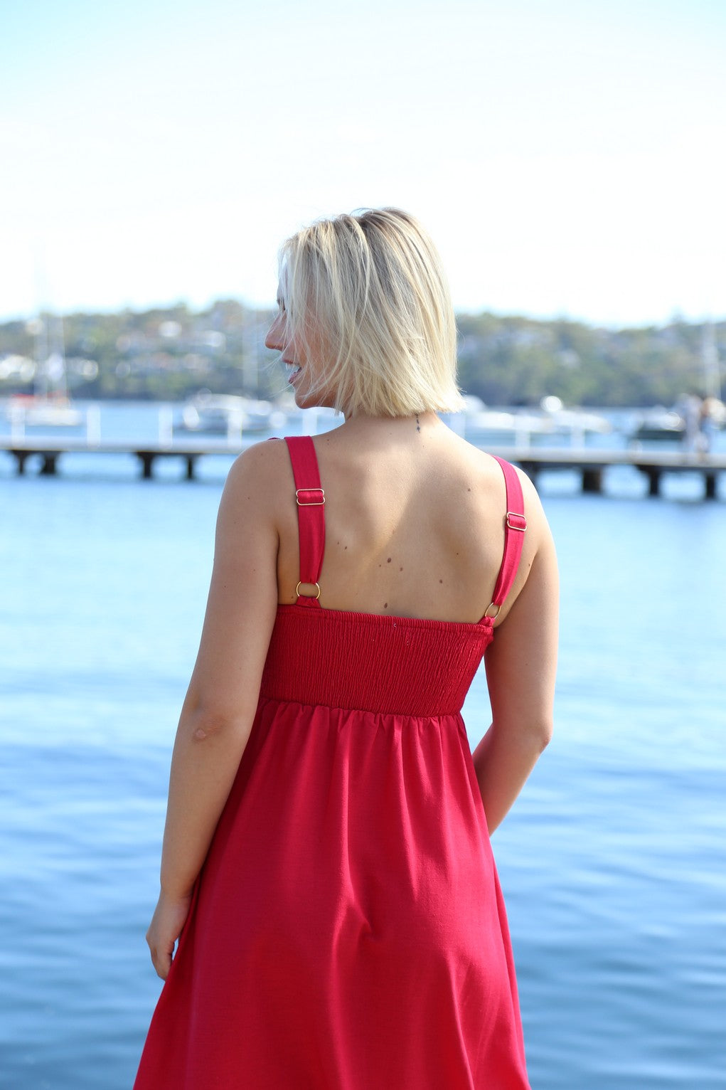 Melissa Maxi Dress - Red