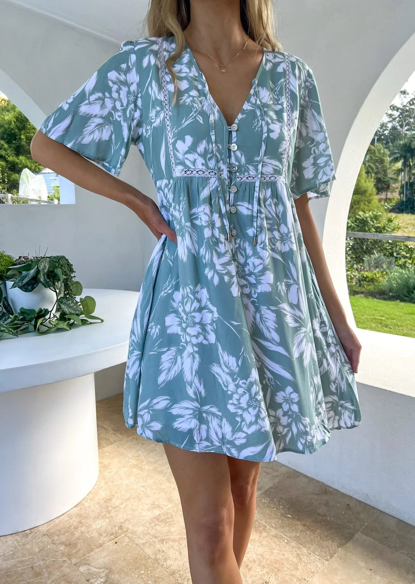 Sienna Dress - Sorrento Print