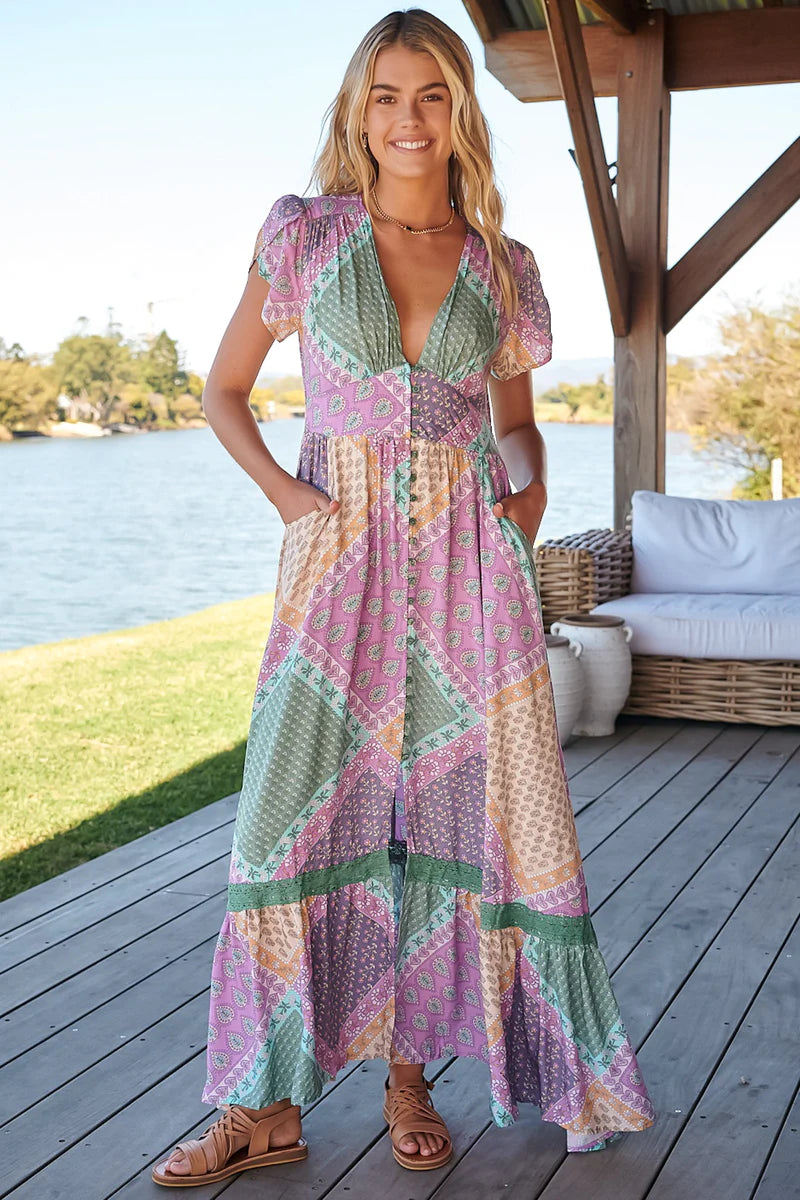Tabitha Maxi Dress - Lavender Haze