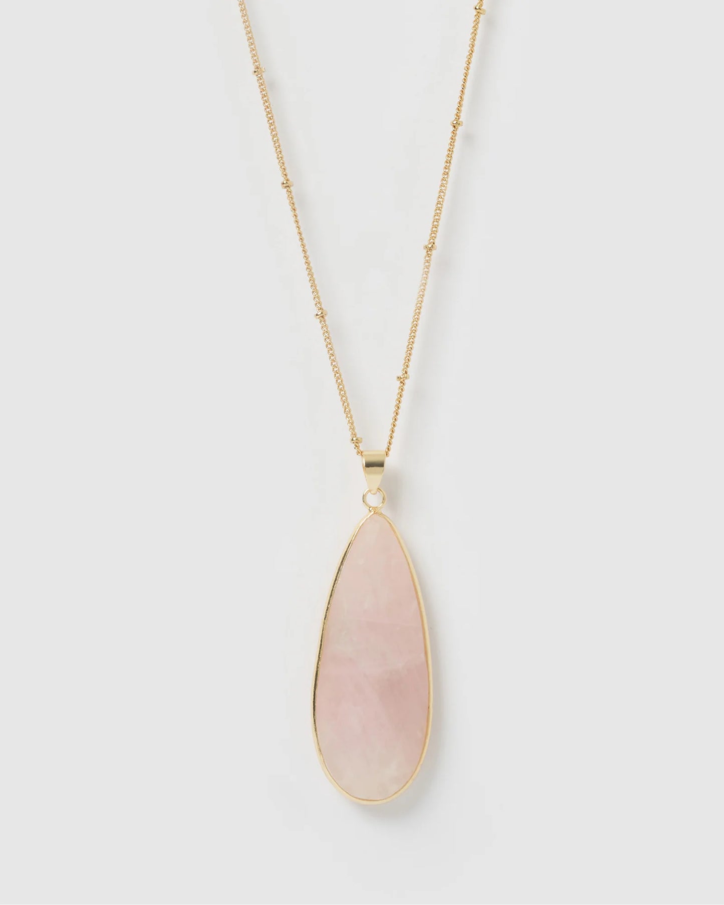 Sea Petal Necklace - Rose Quartz