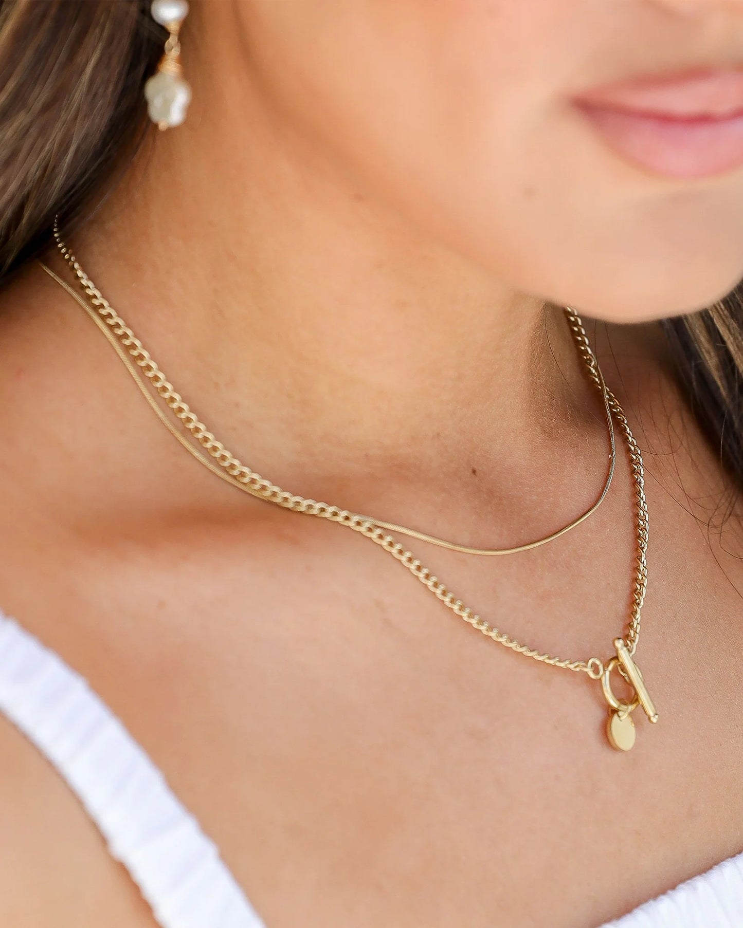 Annika Layered Gold Necklace