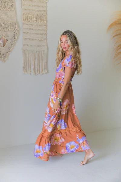 Amara Bloom print Carmen Maxi