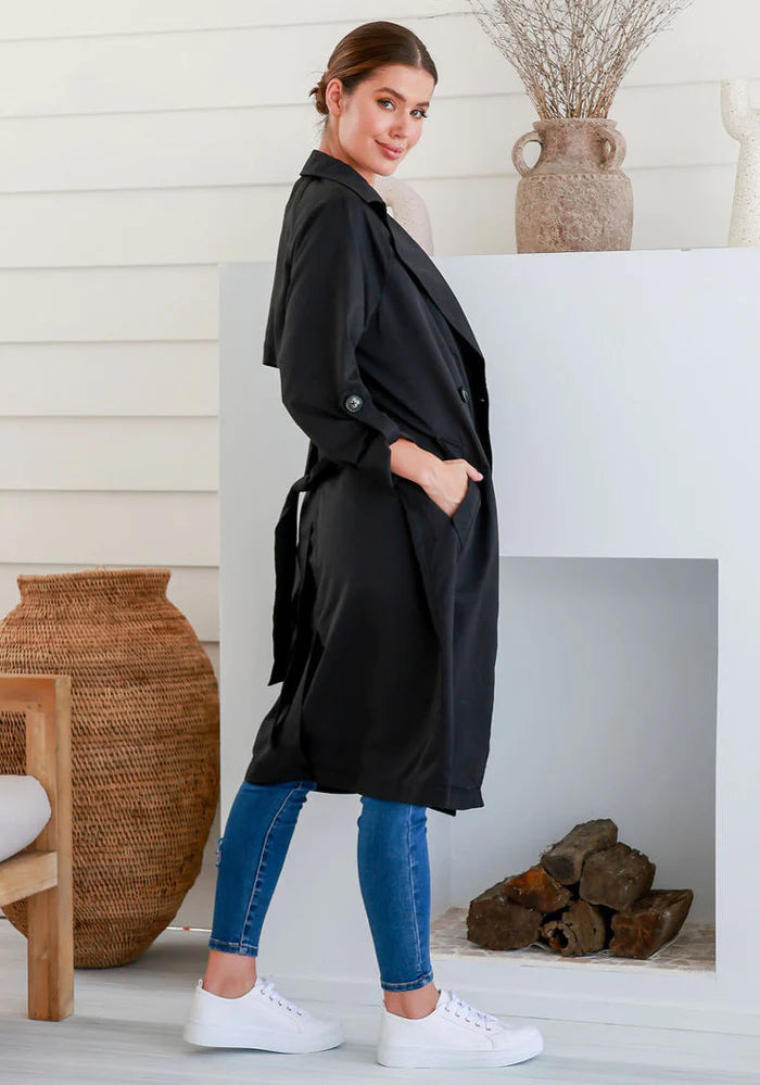 Trench Coat - Black