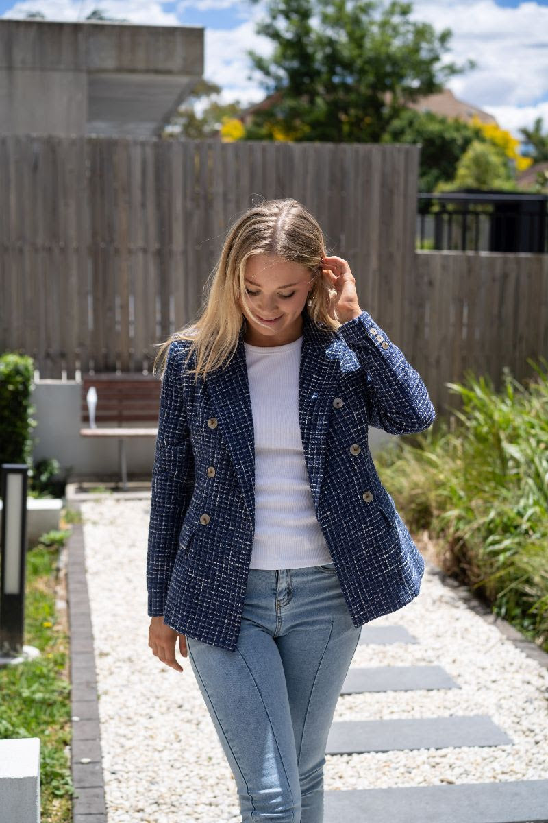 Alicia Blazer - Navy