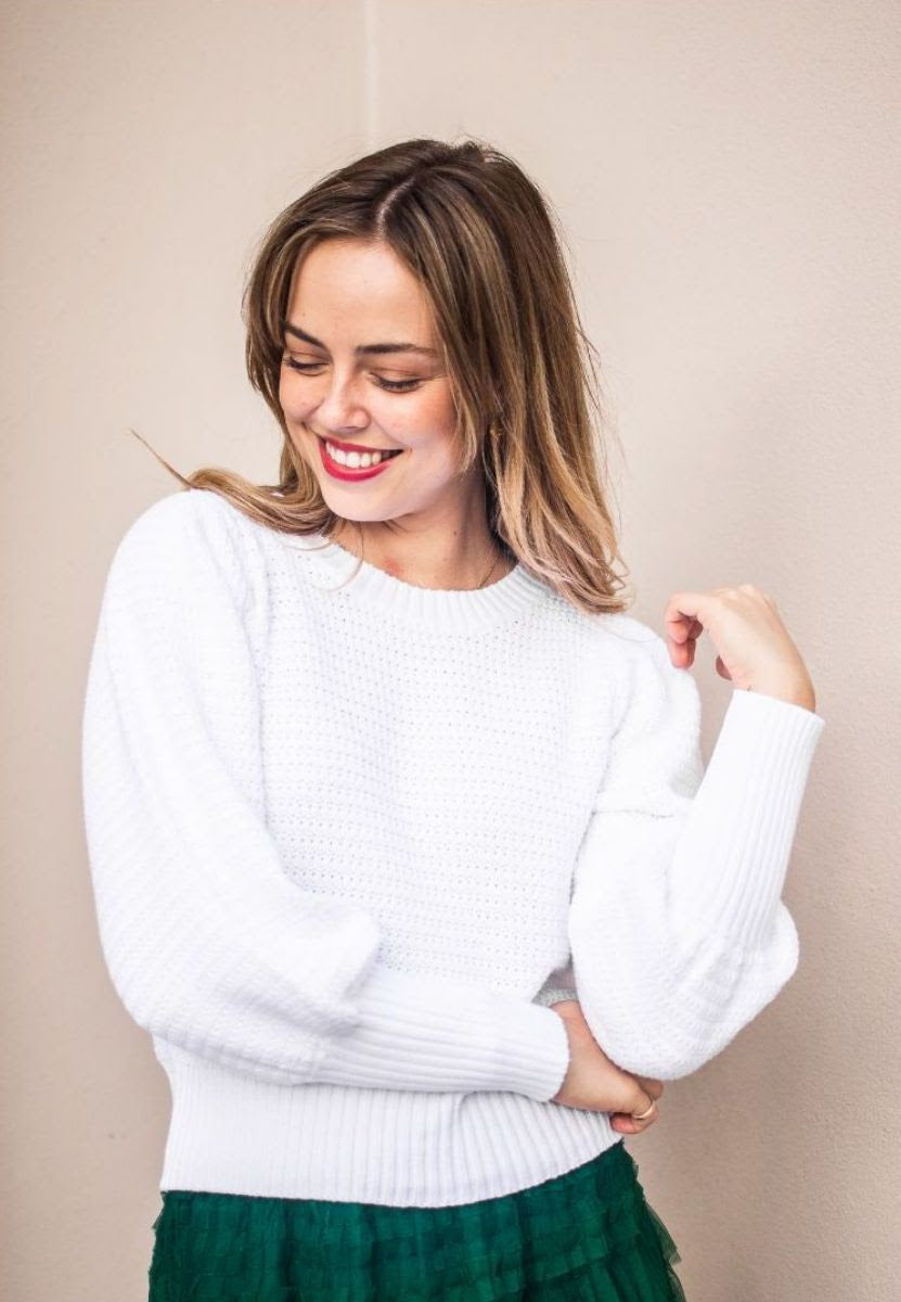 Maya Knit - White