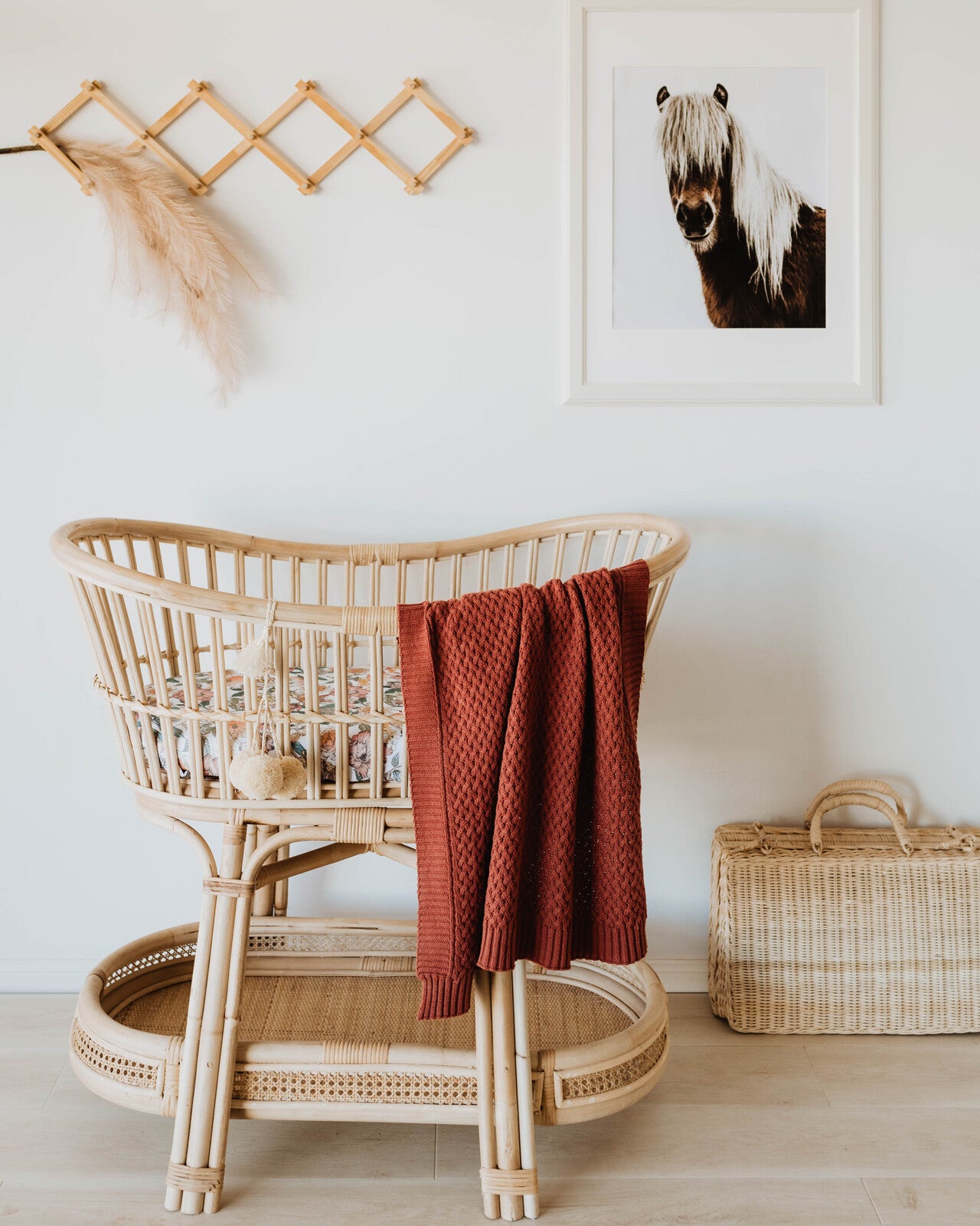 Umber | Diamond Baby Blanket