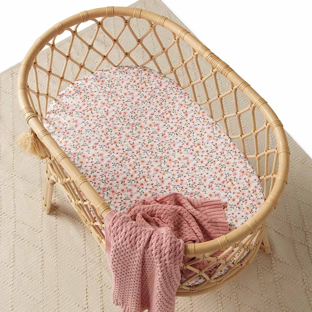 Spring Floral | Bassinet Sheet / Change Pad Cover