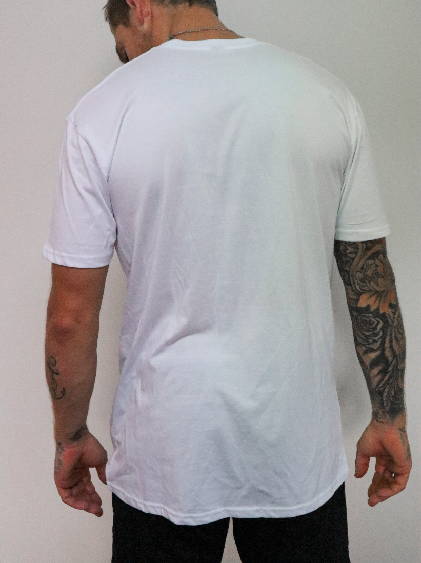 Drunken Worm Tee - White