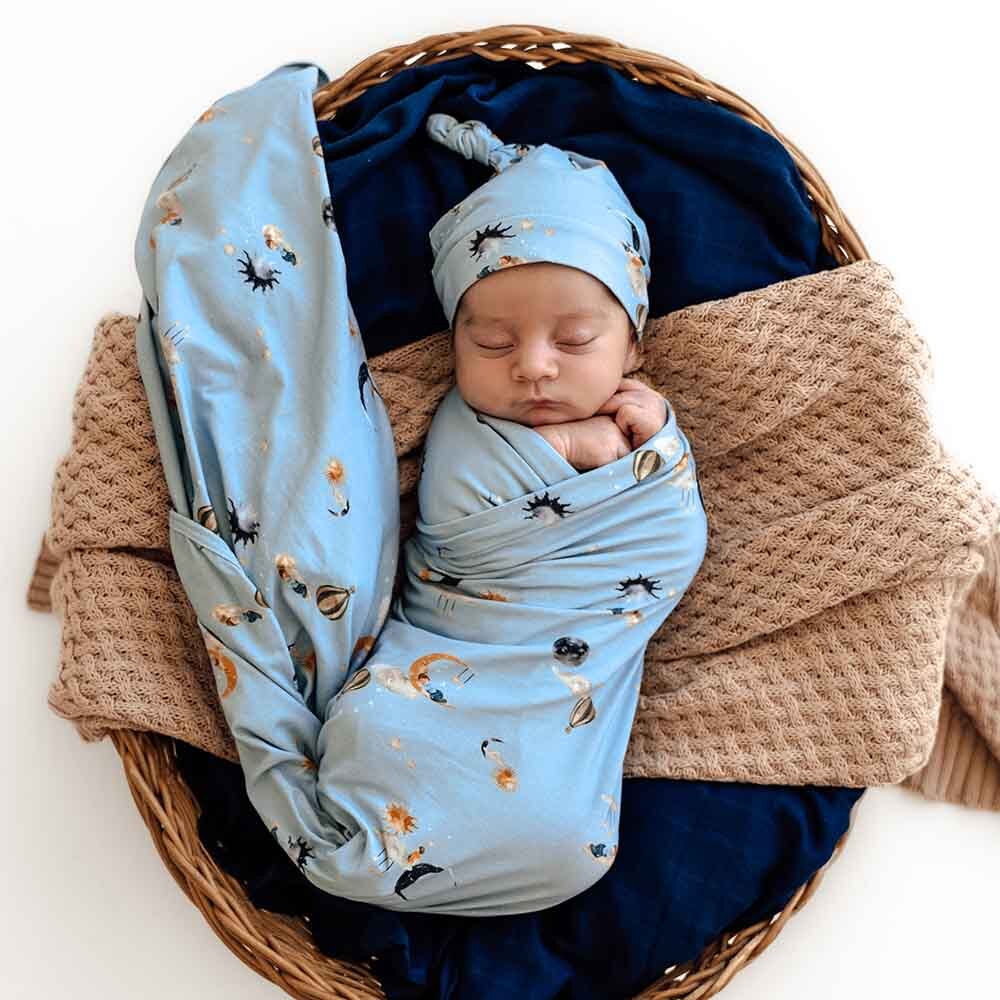 Dream | Baby Jersey Wrap & Beanie Set