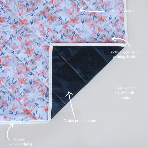 Waterproof Picnic Rug - Blossom