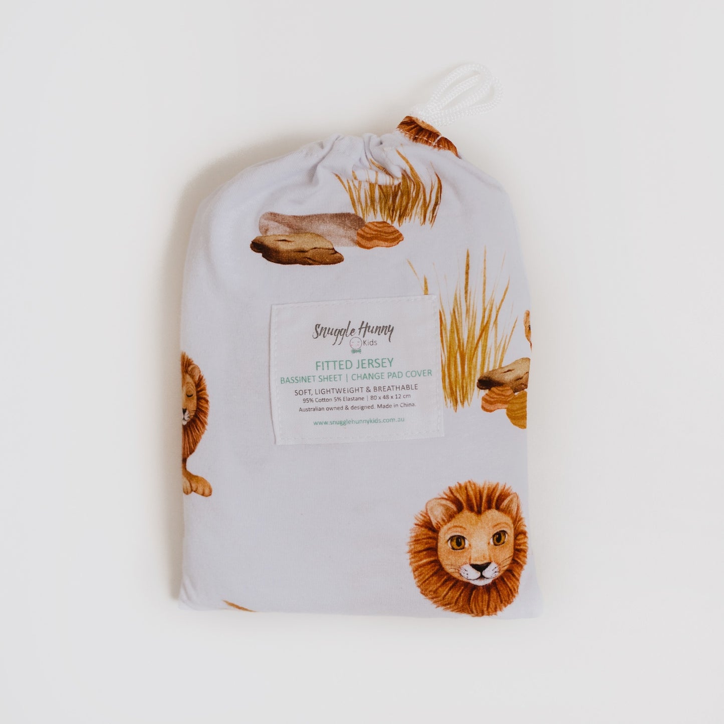 Lion | Bassinet Sheet - Change Pad Cover