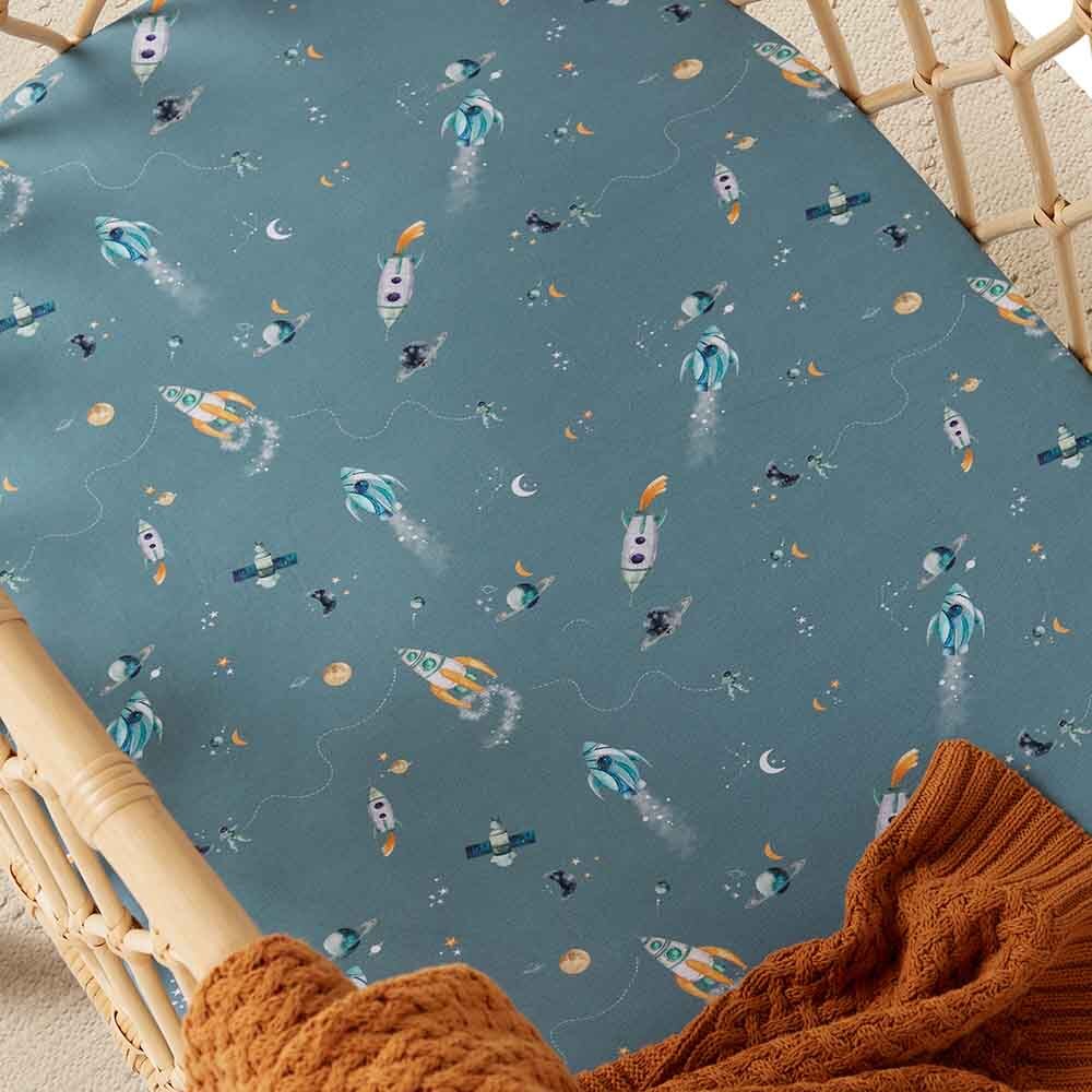Rocket | Bassinet Sheet / Change Pad Cover